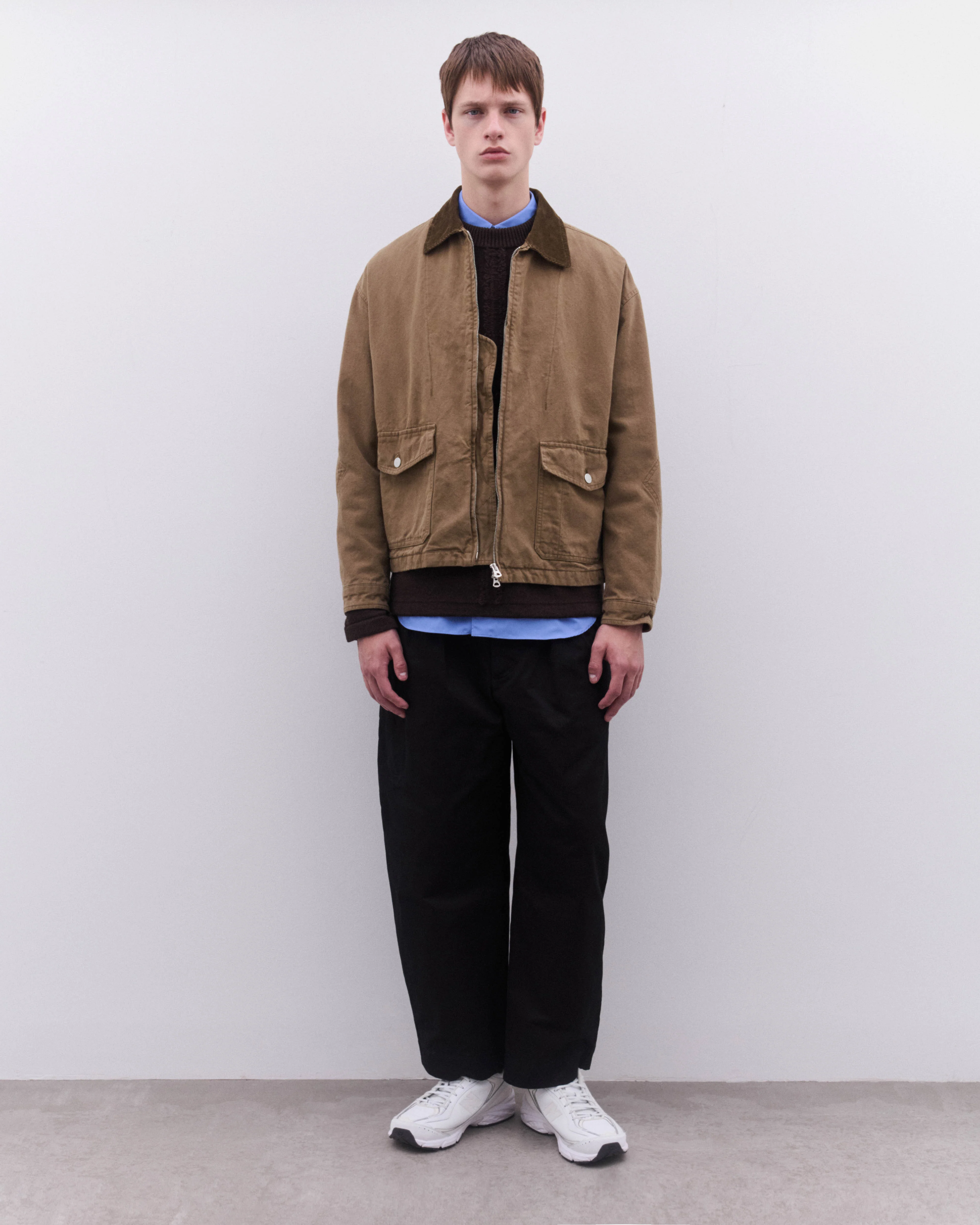 CDG Homme - Men's Raglan Sleeve Sweater - (Brown) - Image 6