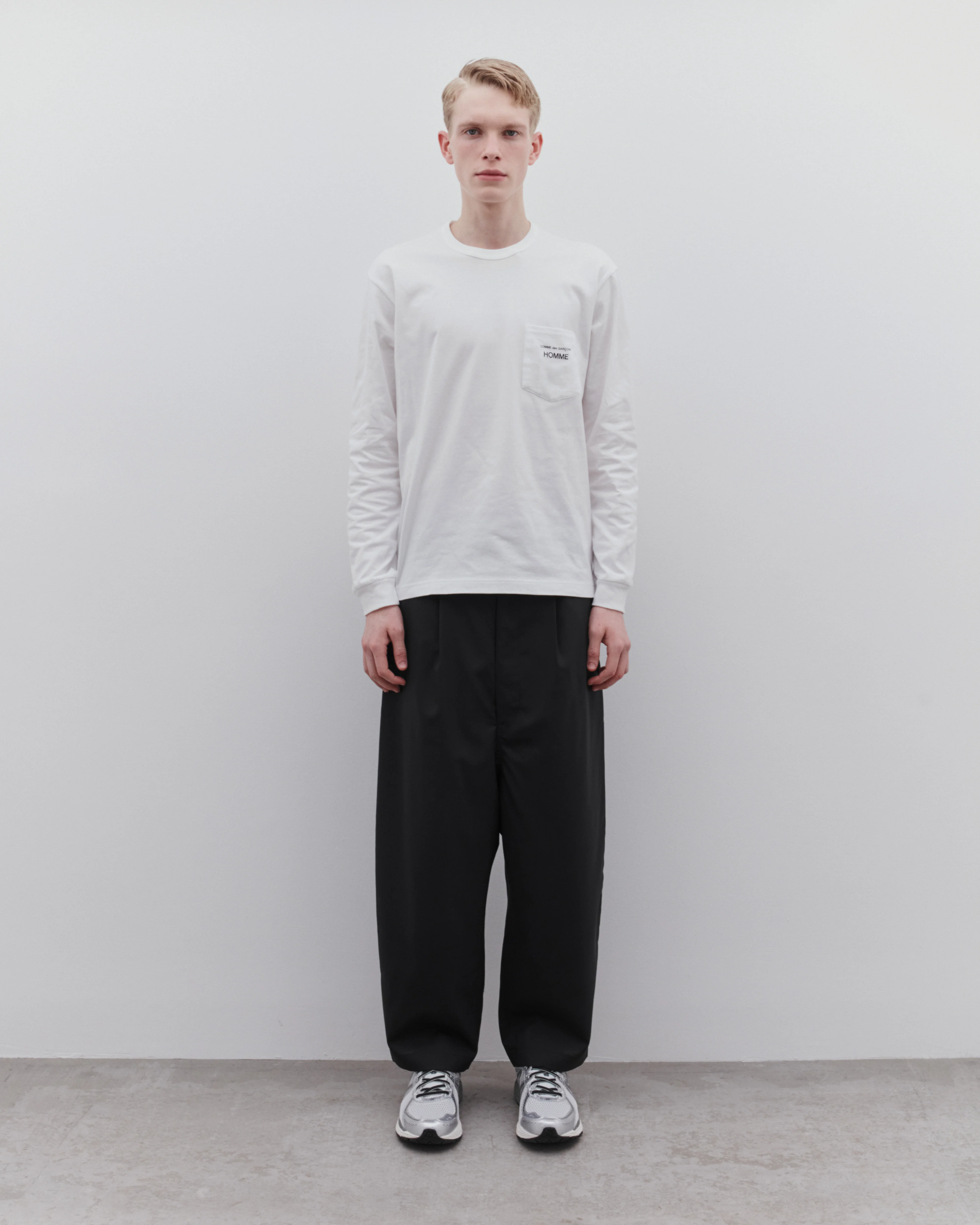 CDG Homme - Men’s Tropical Wool Pants - (Black) - Image 5