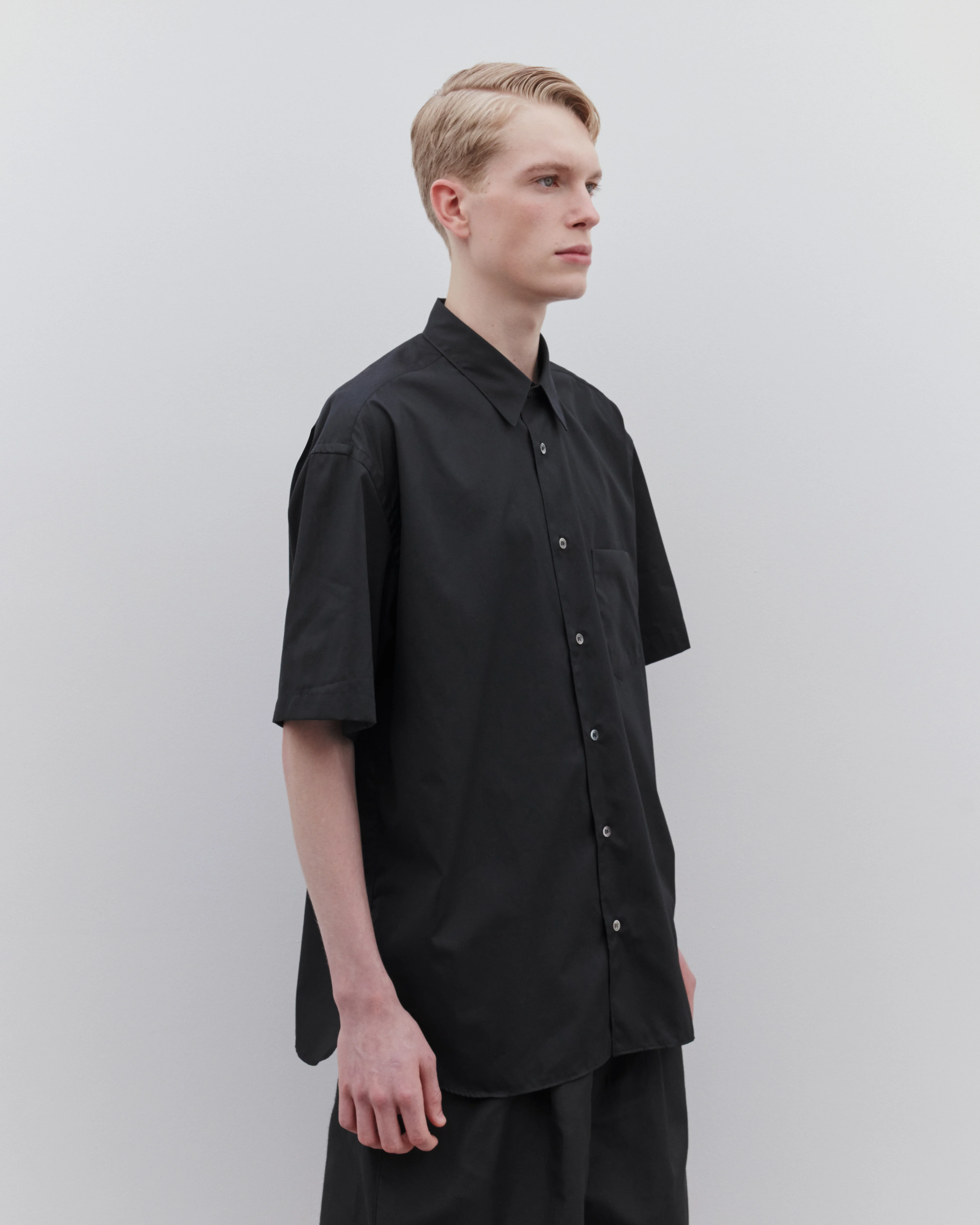 CDG Homme - Men’s Short Sleeve Shirt - (Black) - Image 3
