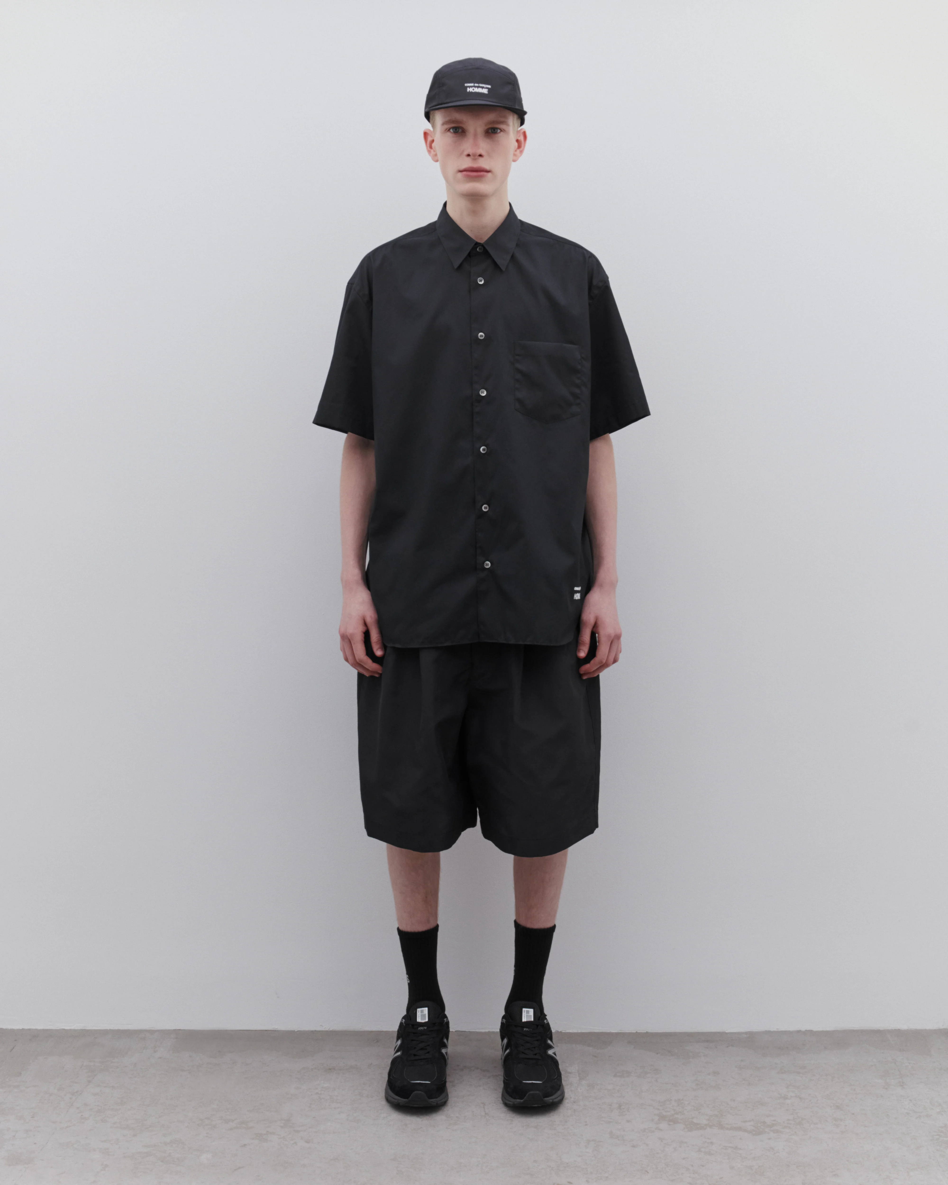 CDG Homme - Men’s Short Sleeve Shirt - (Black) - Image 5