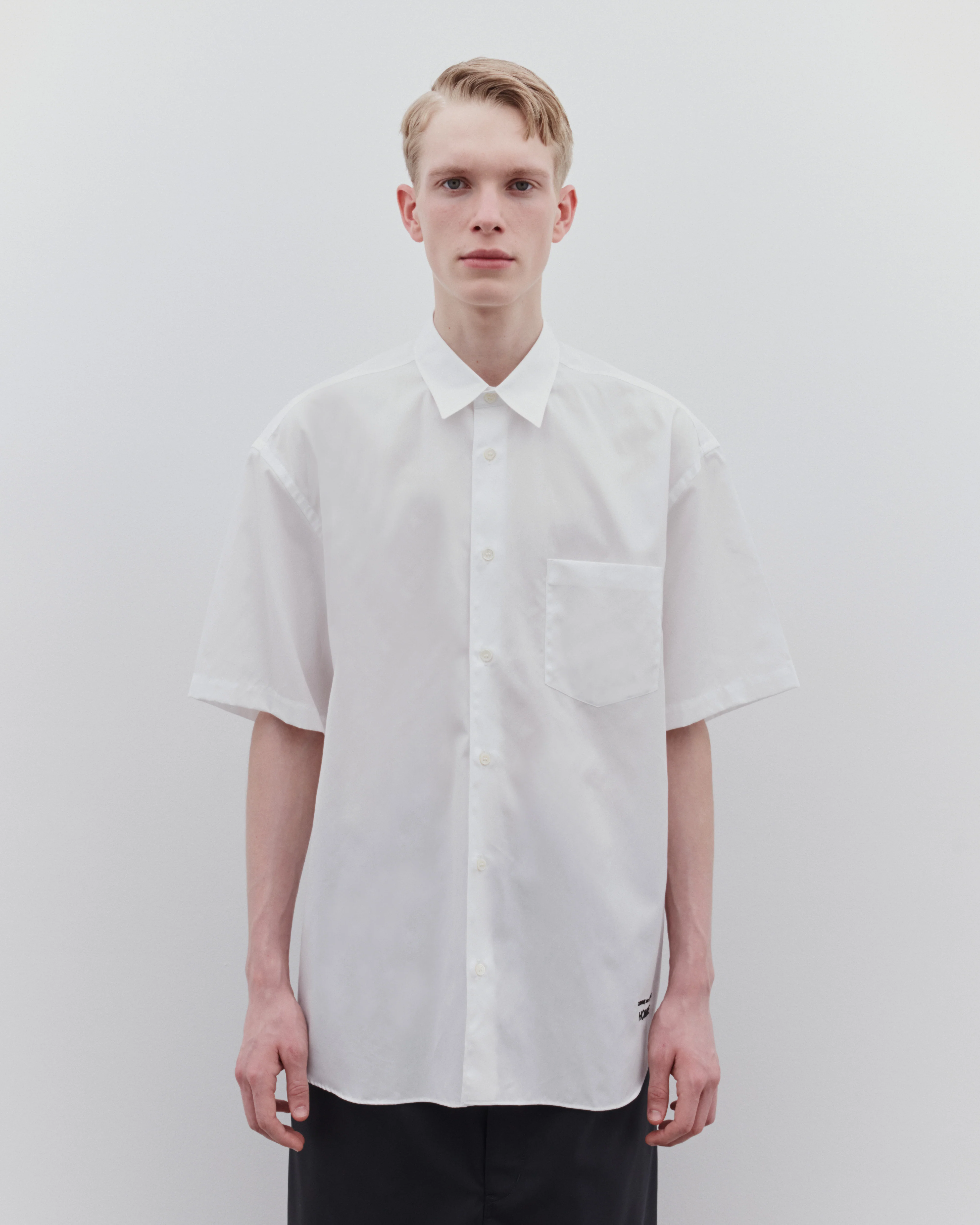CDG Homme - Men’s Short Sleeve Shirt - (White) - Image 2