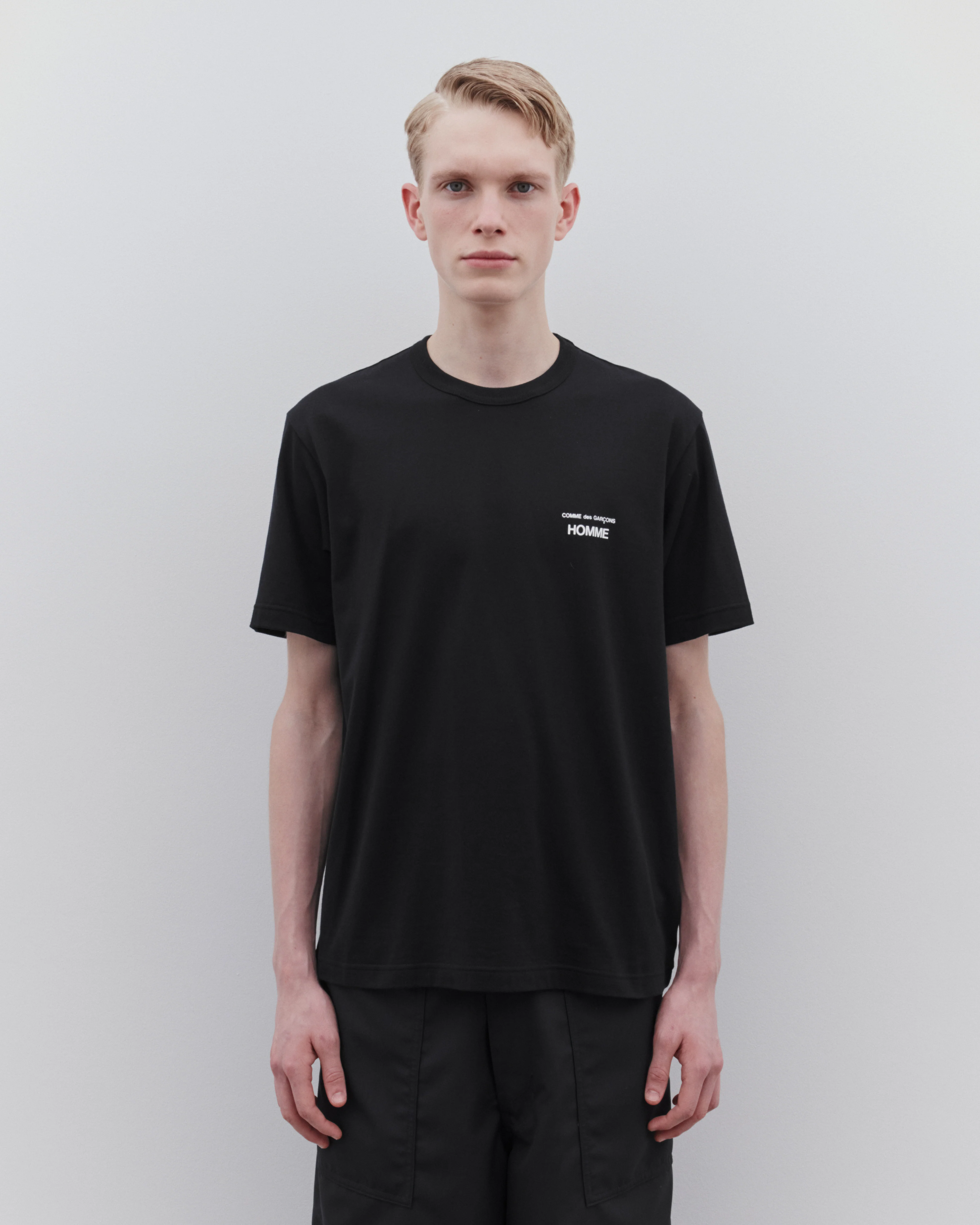 CDG Homme - Men’s Printed T-Shirt - (Black) - Image 2