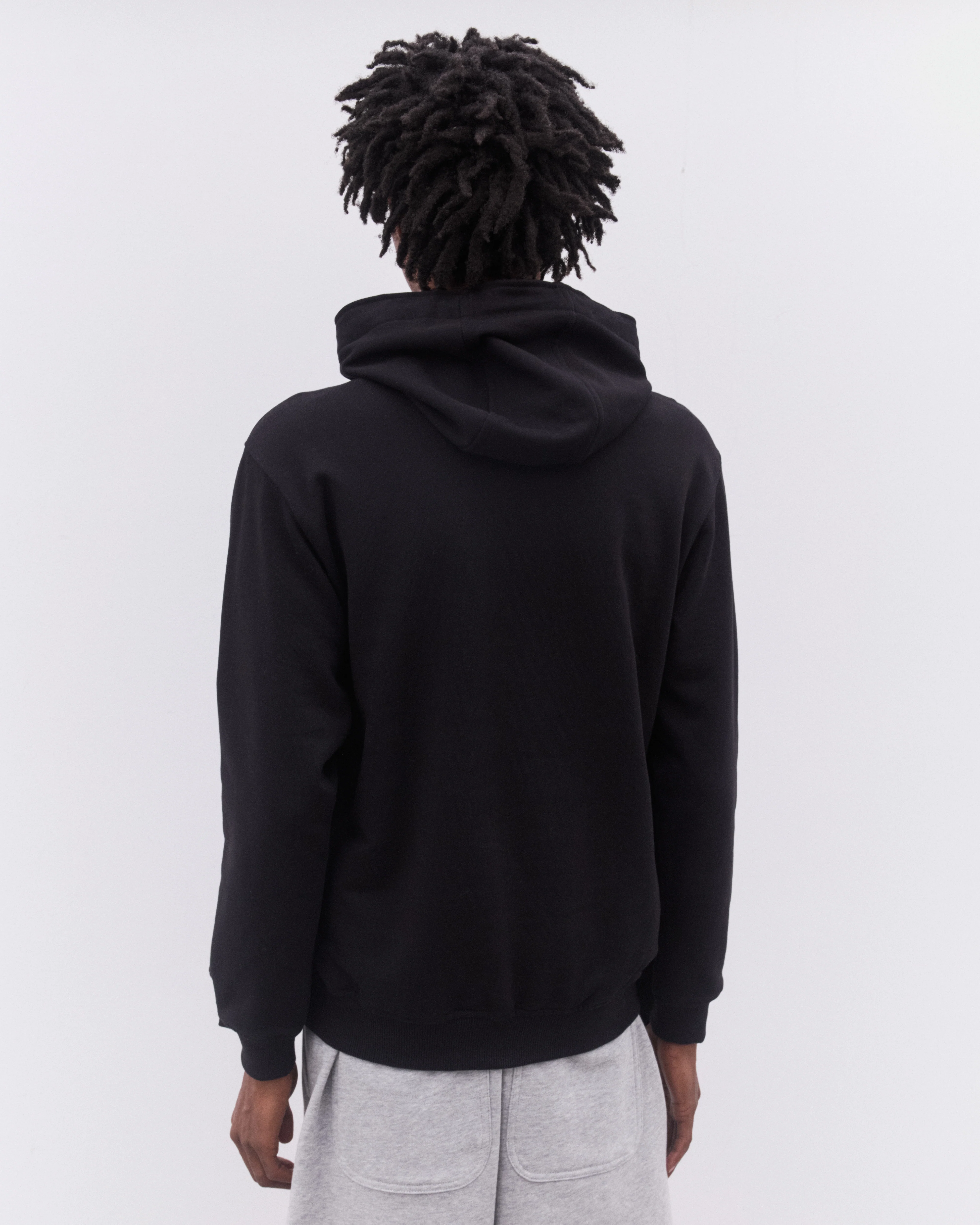 CDG Shirt - Men’s Quad Sleeve Hooded Sweatshirt - (Black) - Image 4