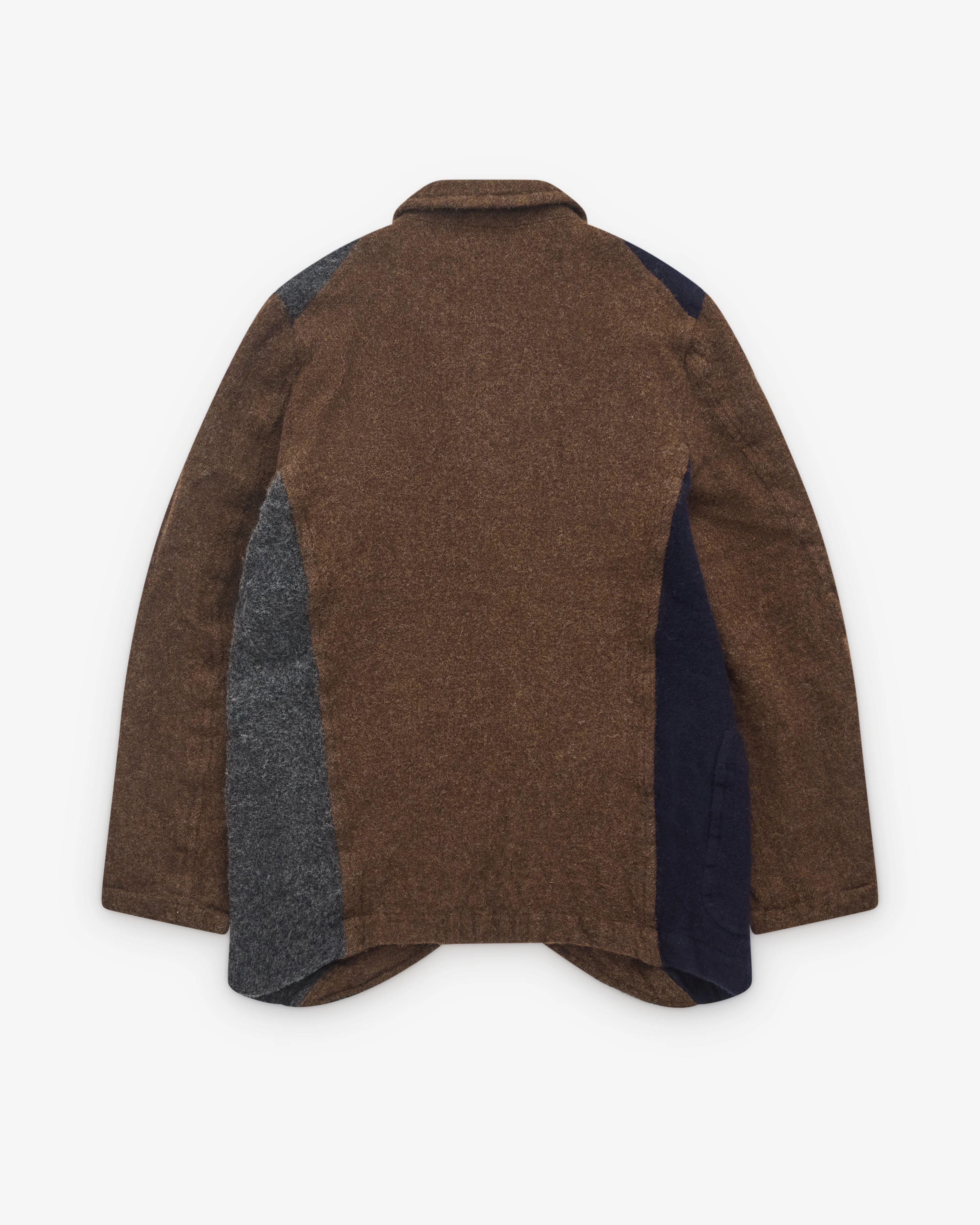 CDG Shirt - Men’s Colour Block Wool Blazer - (Multi) - Image 2