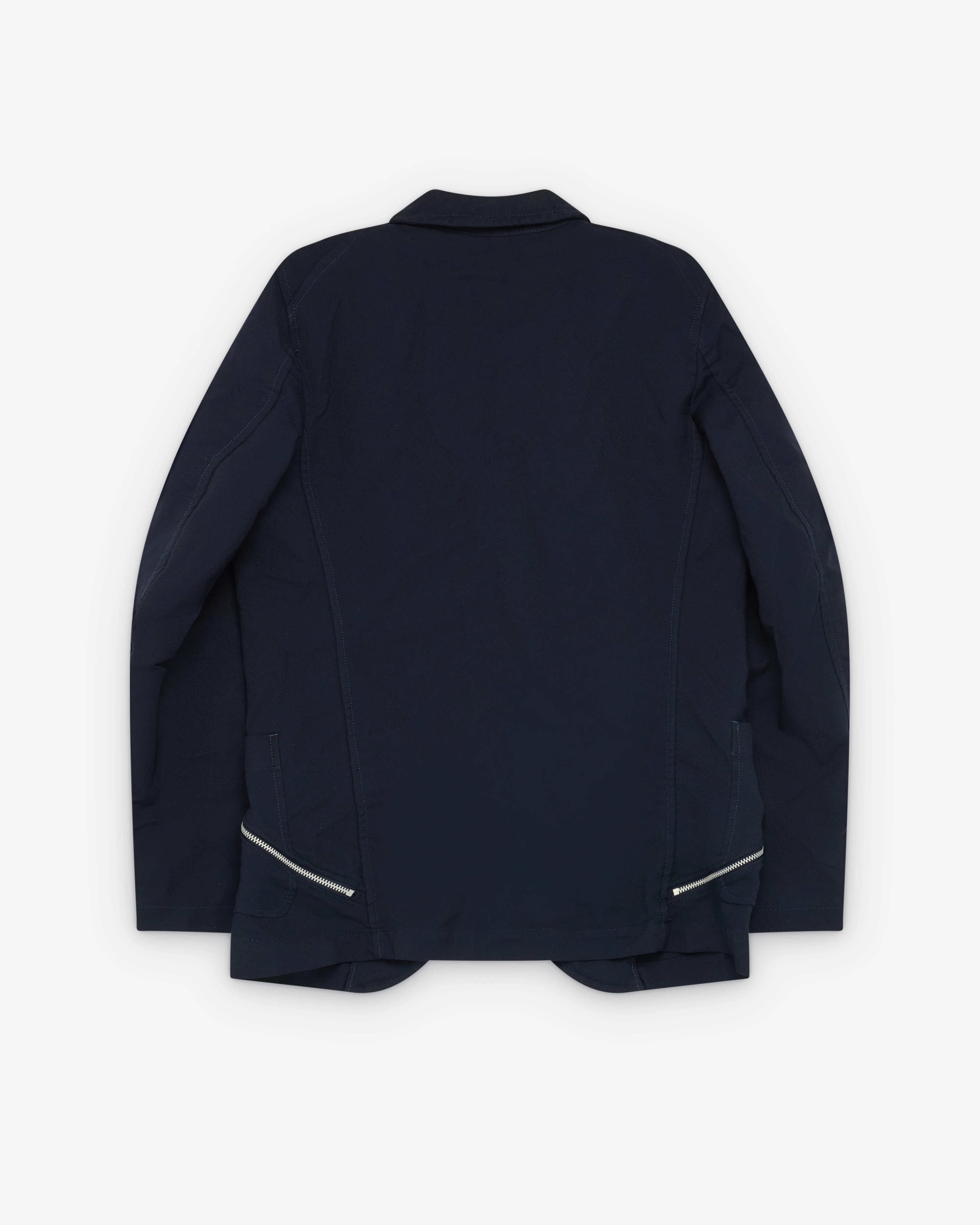 CDG Shirt - Men's Dual Zip Blazer - (Navy) - Image 2