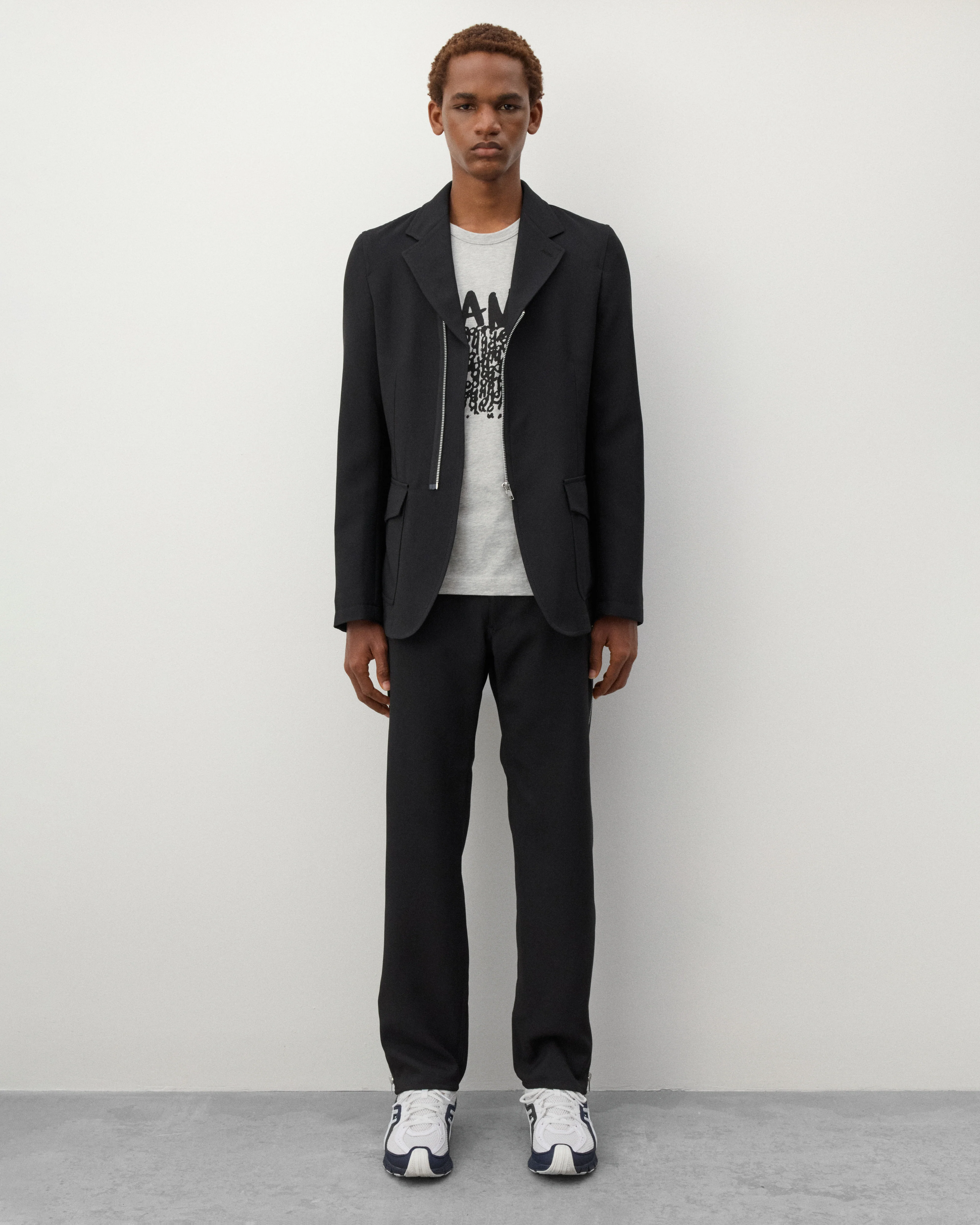 CDG Shirt - Men's Zip Trousers - (Black) - Image 5