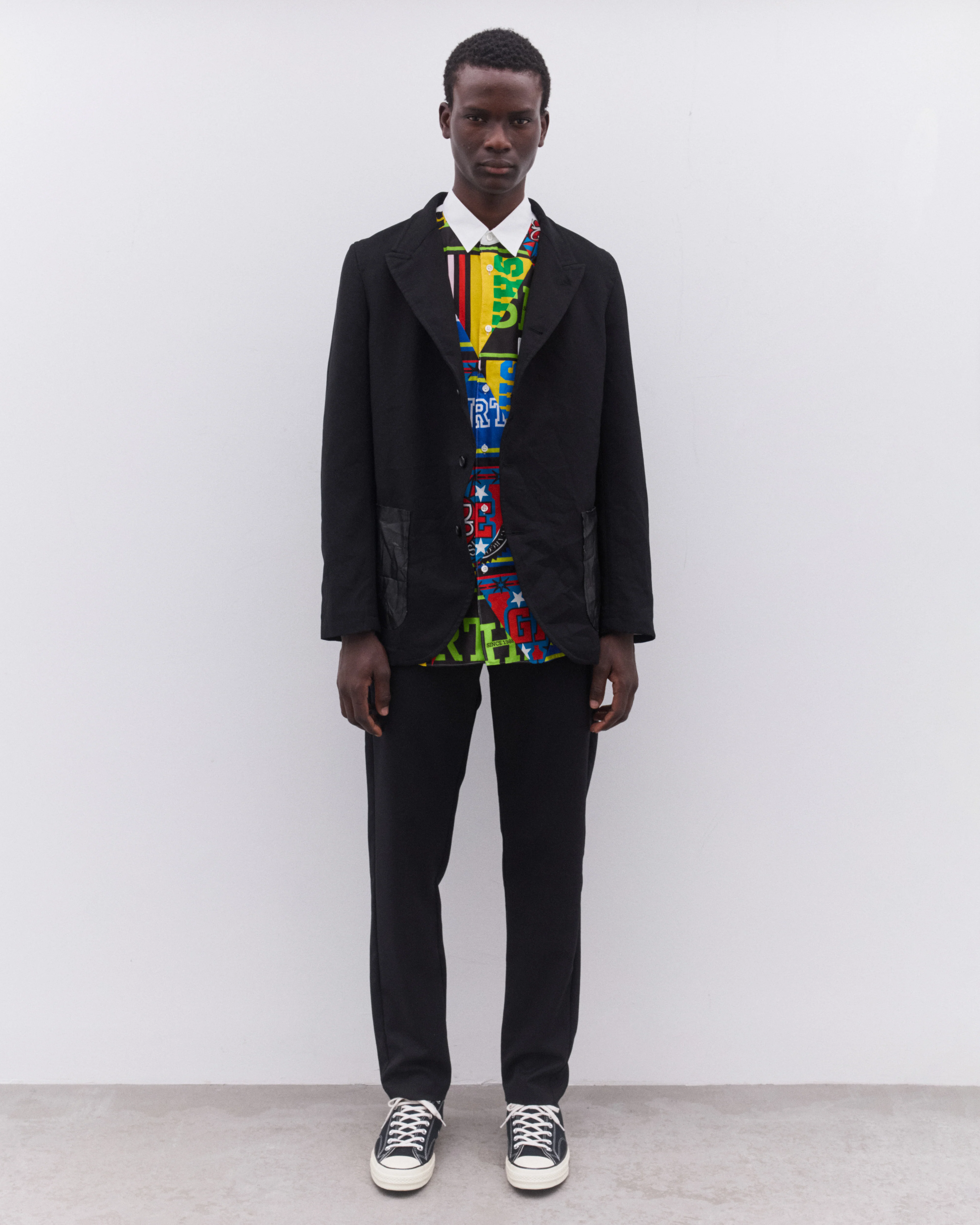 CDG Shirt - Men’s Interwoven Football Scarf Shirt - (Multi) - Image 5