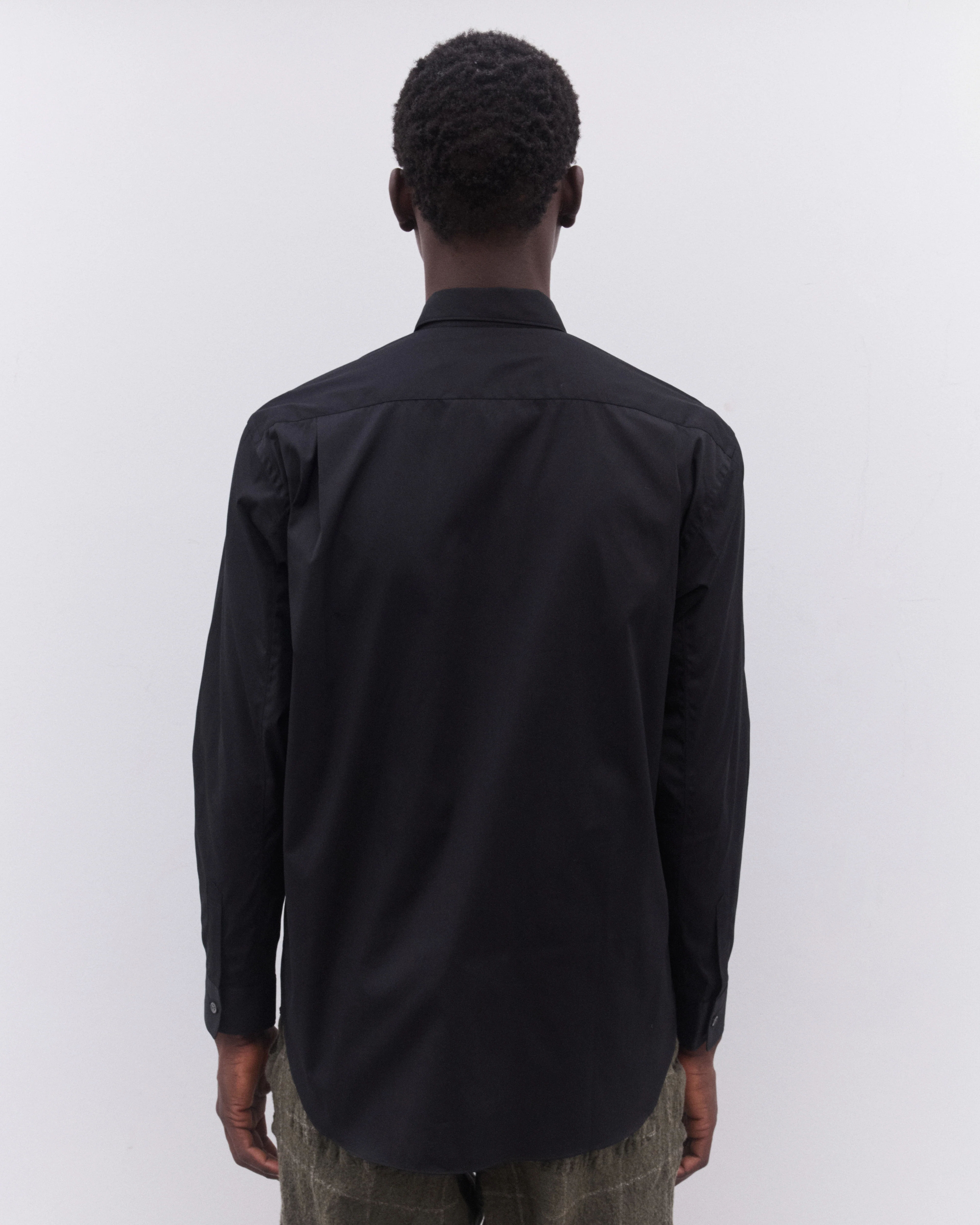 CDG Shirt - Men’s Triple Placket Shirt - (Black) - Image 4
