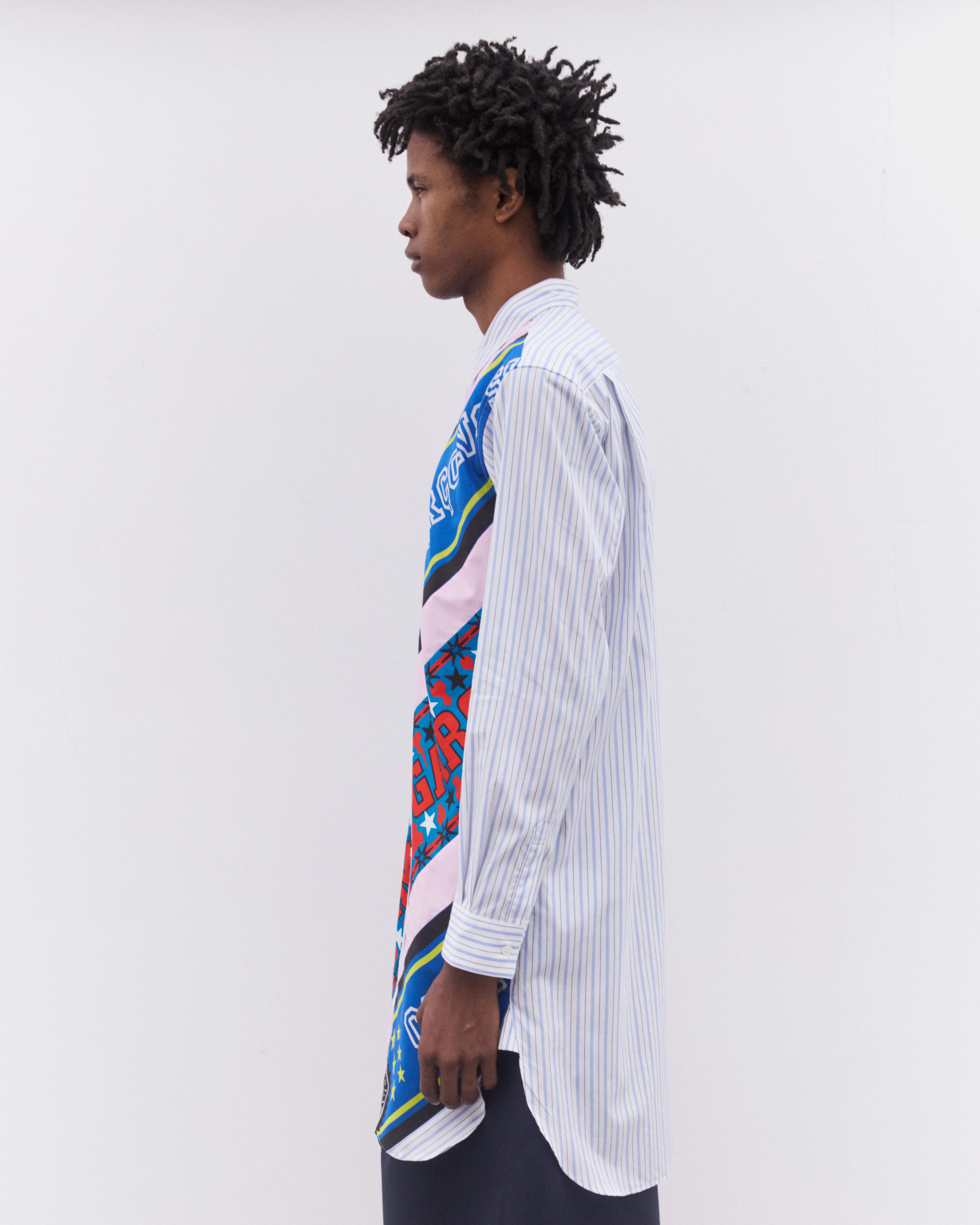 CDG Shirt - Men’s Long Football Scarf Shirt - (Multi) - Image 3