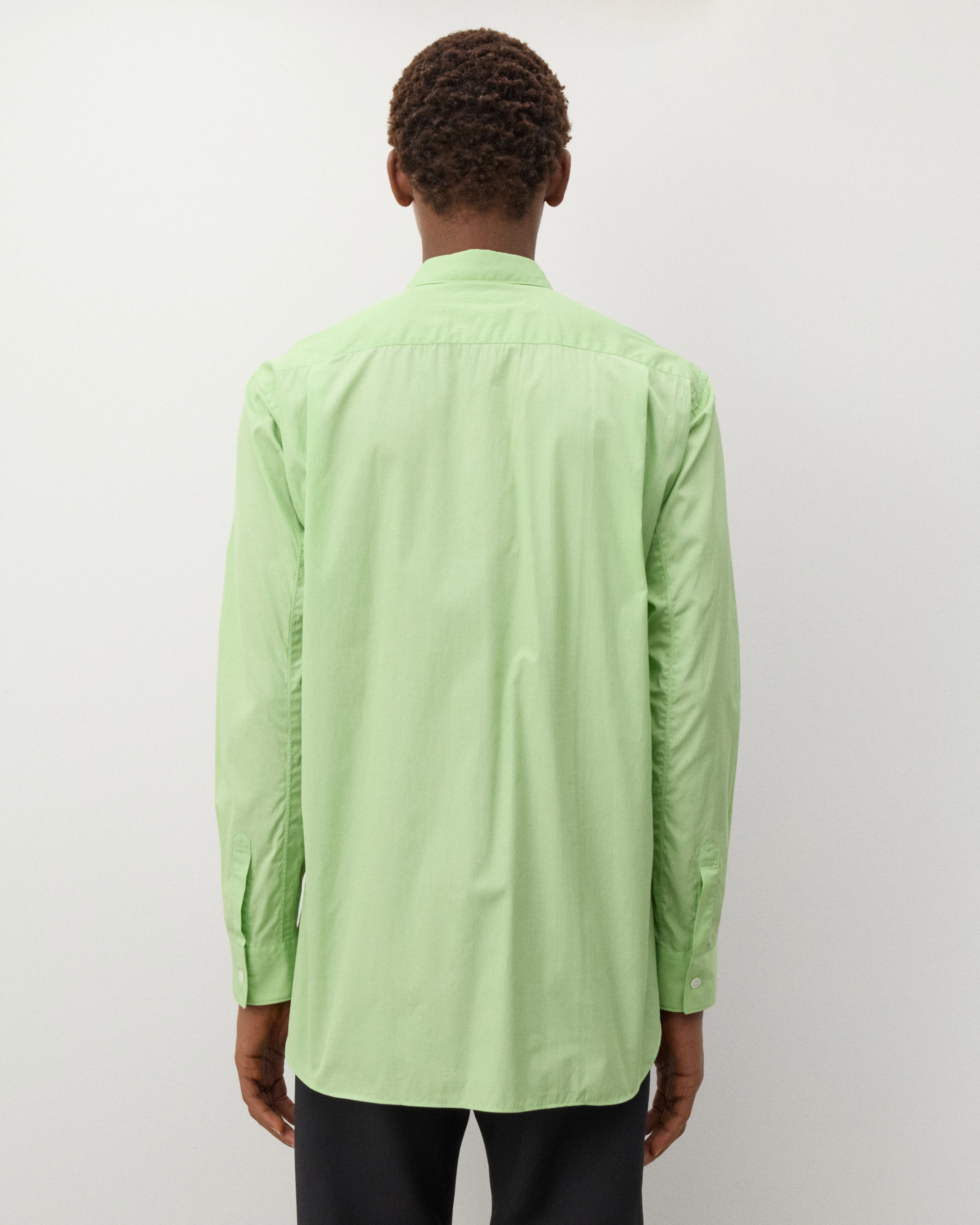 CDG Shirt - Men's Zip Panelled Shirt - (Green/Purple/Pink) - Image 5