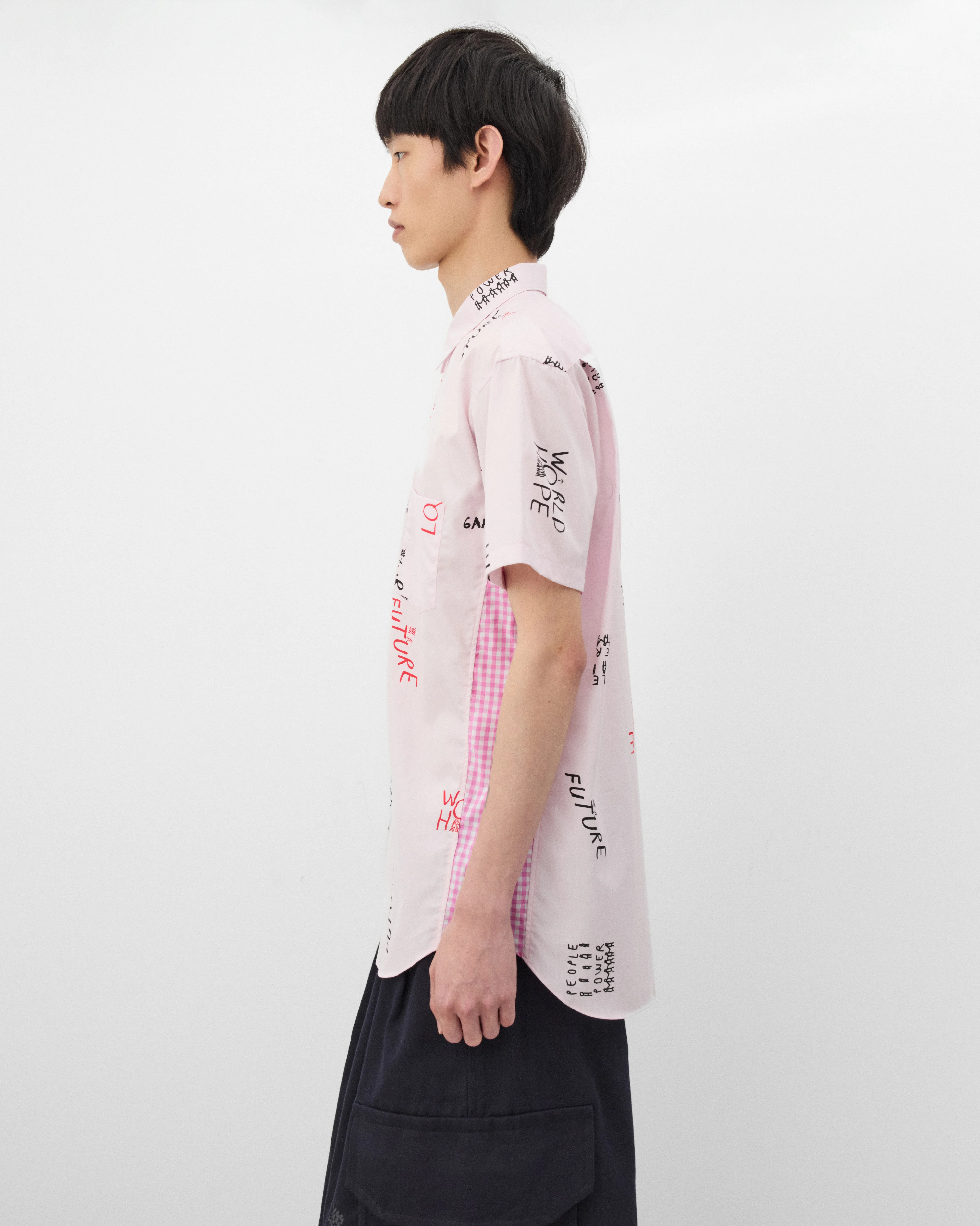 CDG Shirt - Men's Short Sleeved Shirt - (Pink) - Image 4