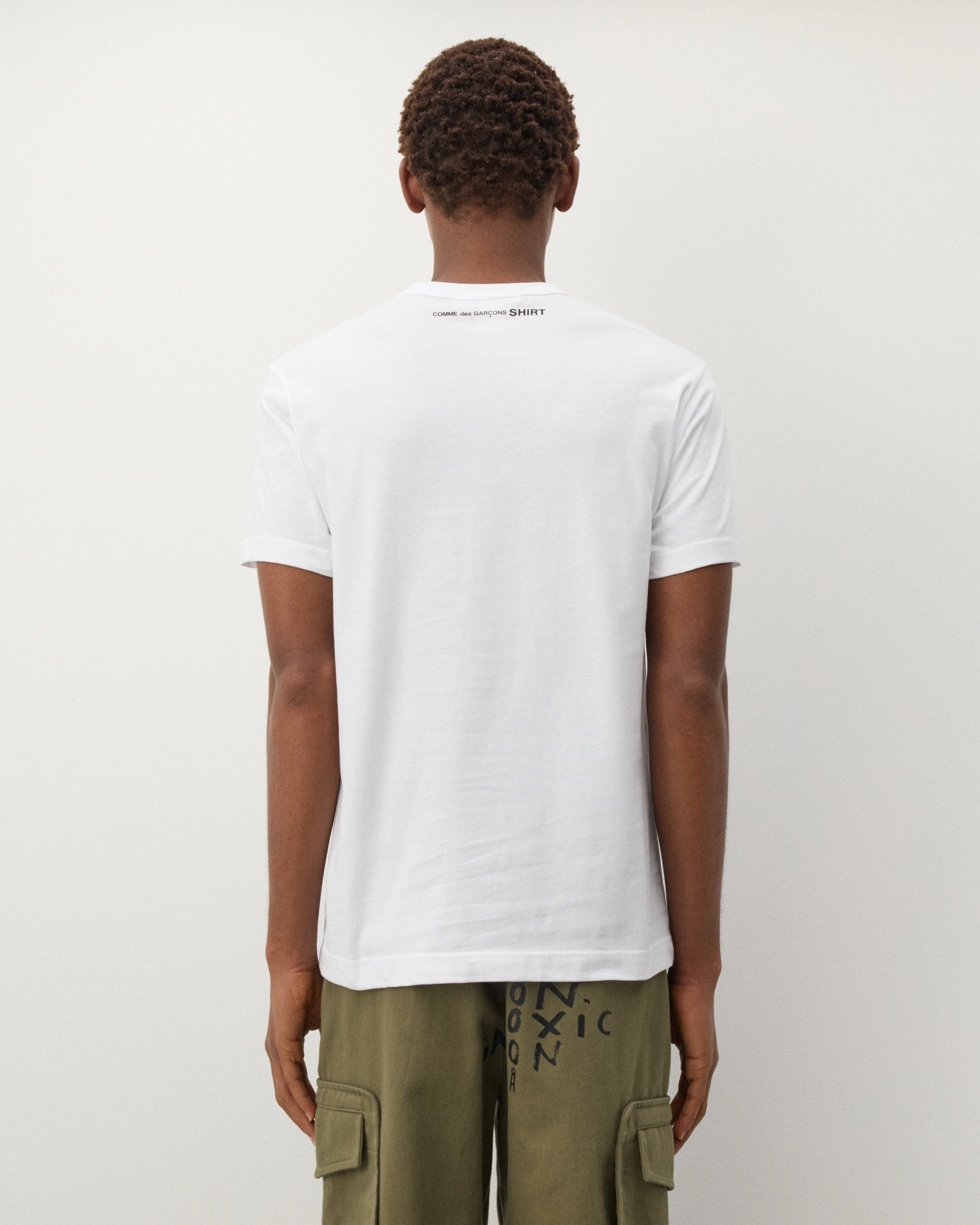 CDG Shirt - Men's World Hope T-Shirt - (White) - Image 5
