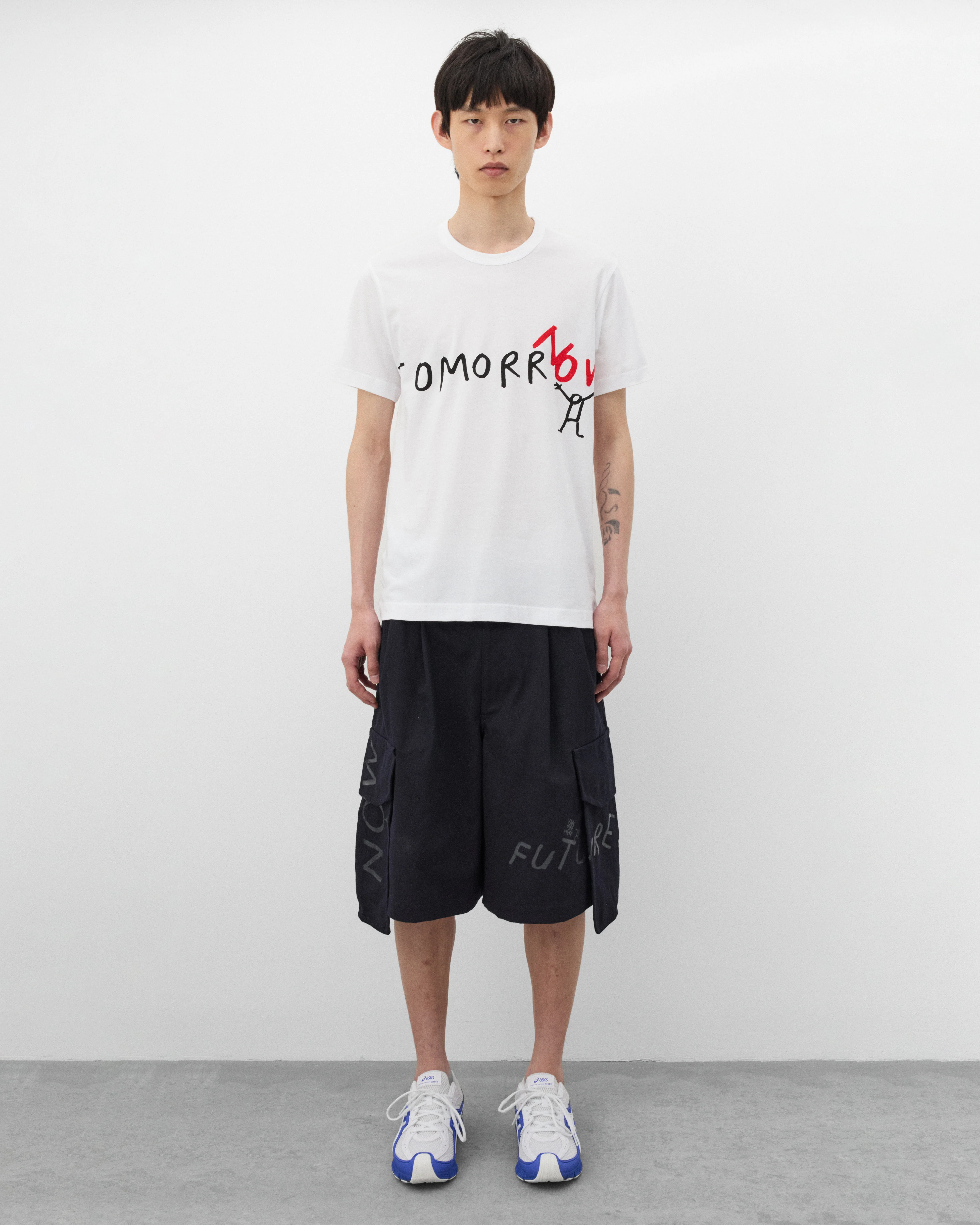 CDG Shirt - Men's Tomorrnow T-Shirt - (White) - Image 6