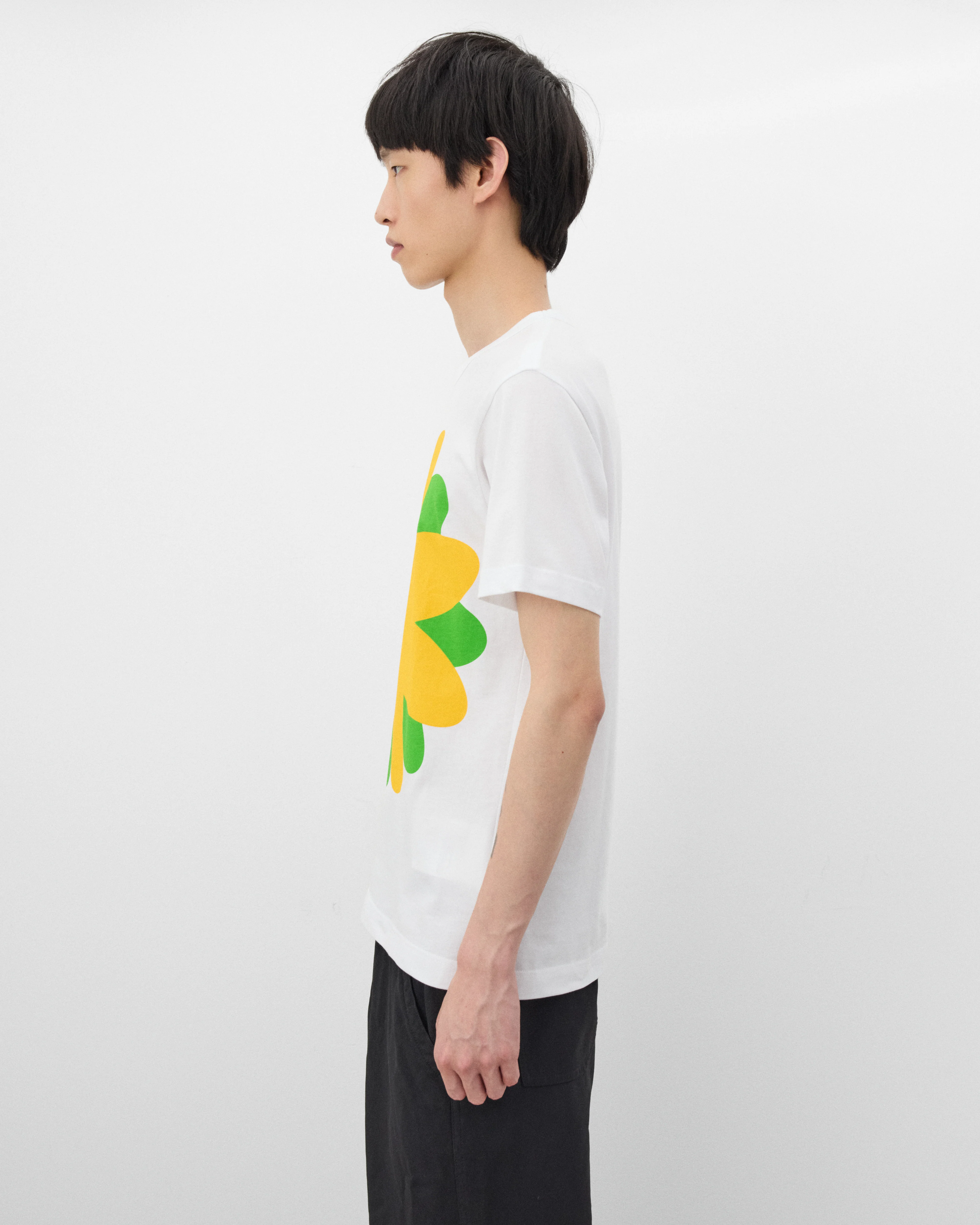 CDG Shirt - Men's Pattern T-Shirt - (White) - Image 4