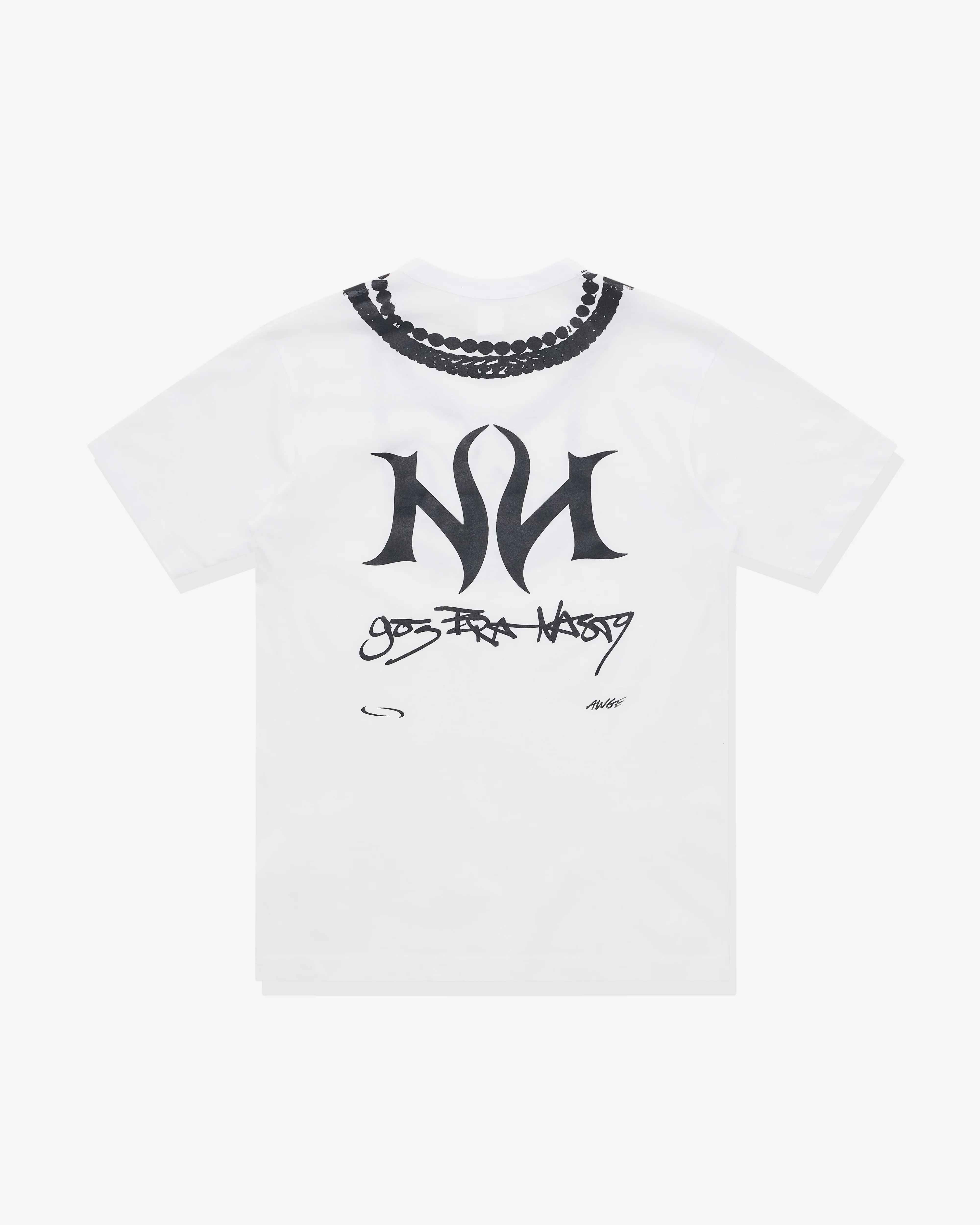 CDG Shirt - Men’s A$AP Nast Chain T-Shirt - (White) - Image 2