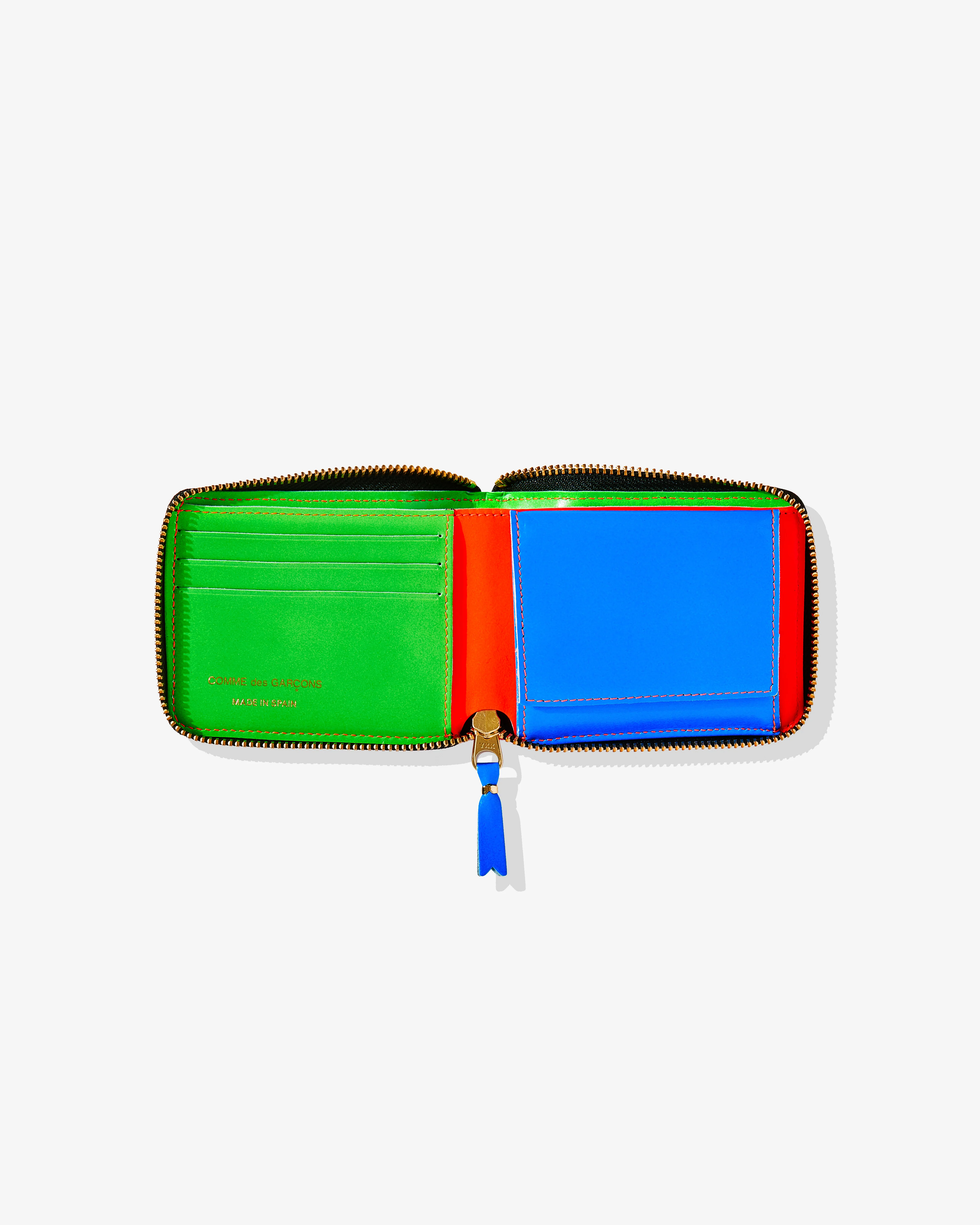 CDG Wallet - Super Fluo Full Zip Around Wallet - (Orange SA7100SF) - Image 3