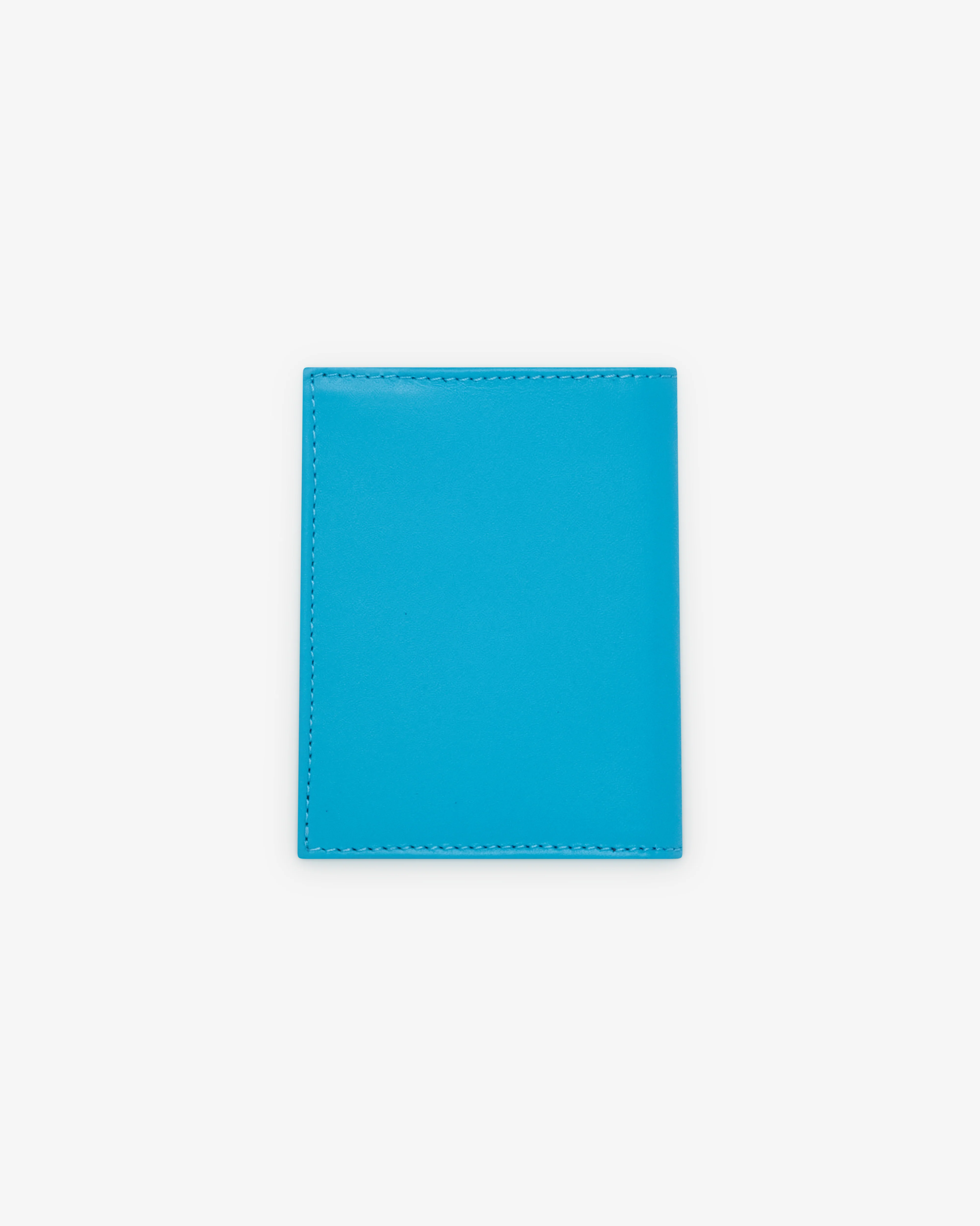 CDG Wallet - Colour Leather Line Bifold Wallet - (SA0641C Blue)