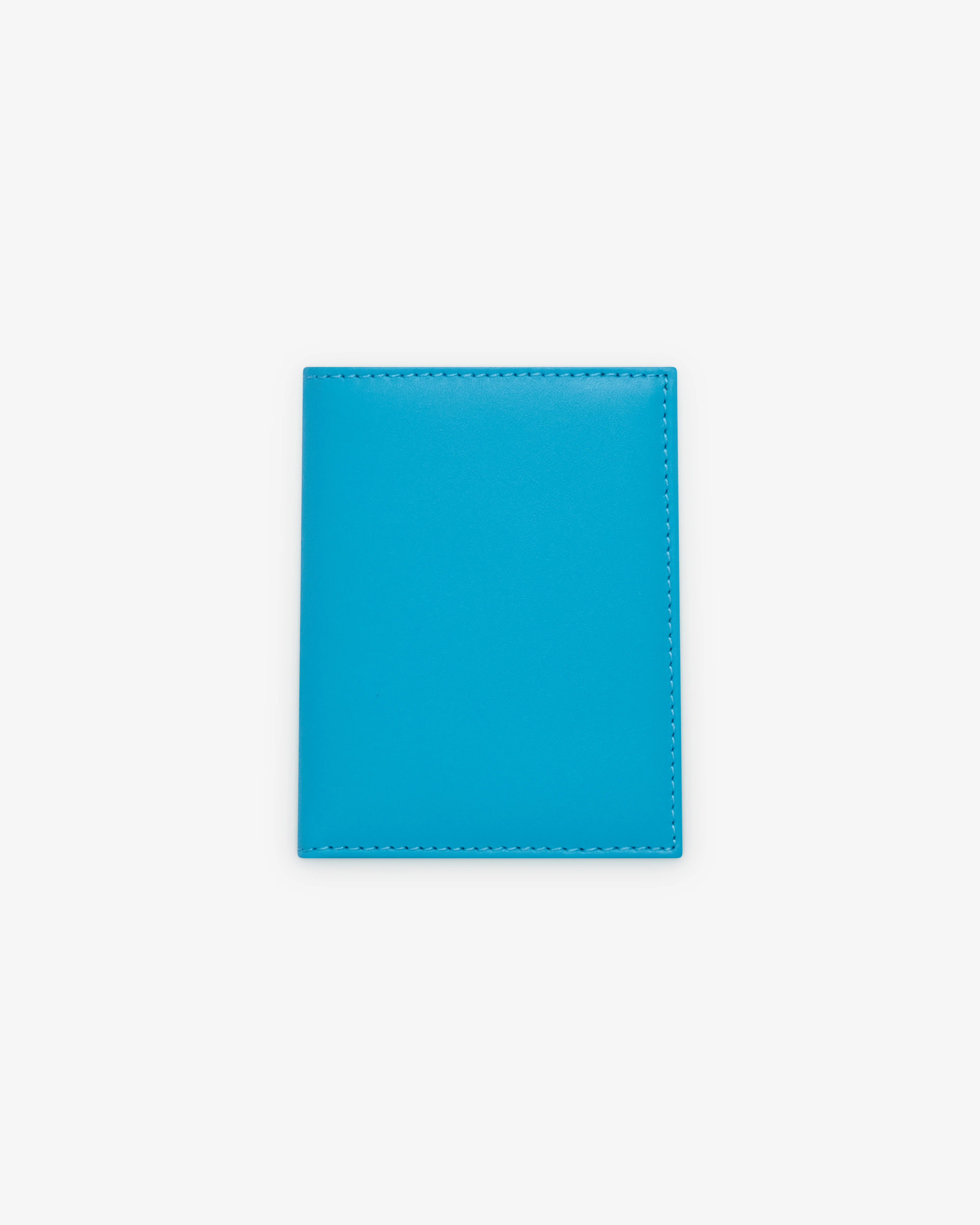 CDG Wallet - Colour Leather Line Bifold Wallet - (SA0641C Blue) - Image 3