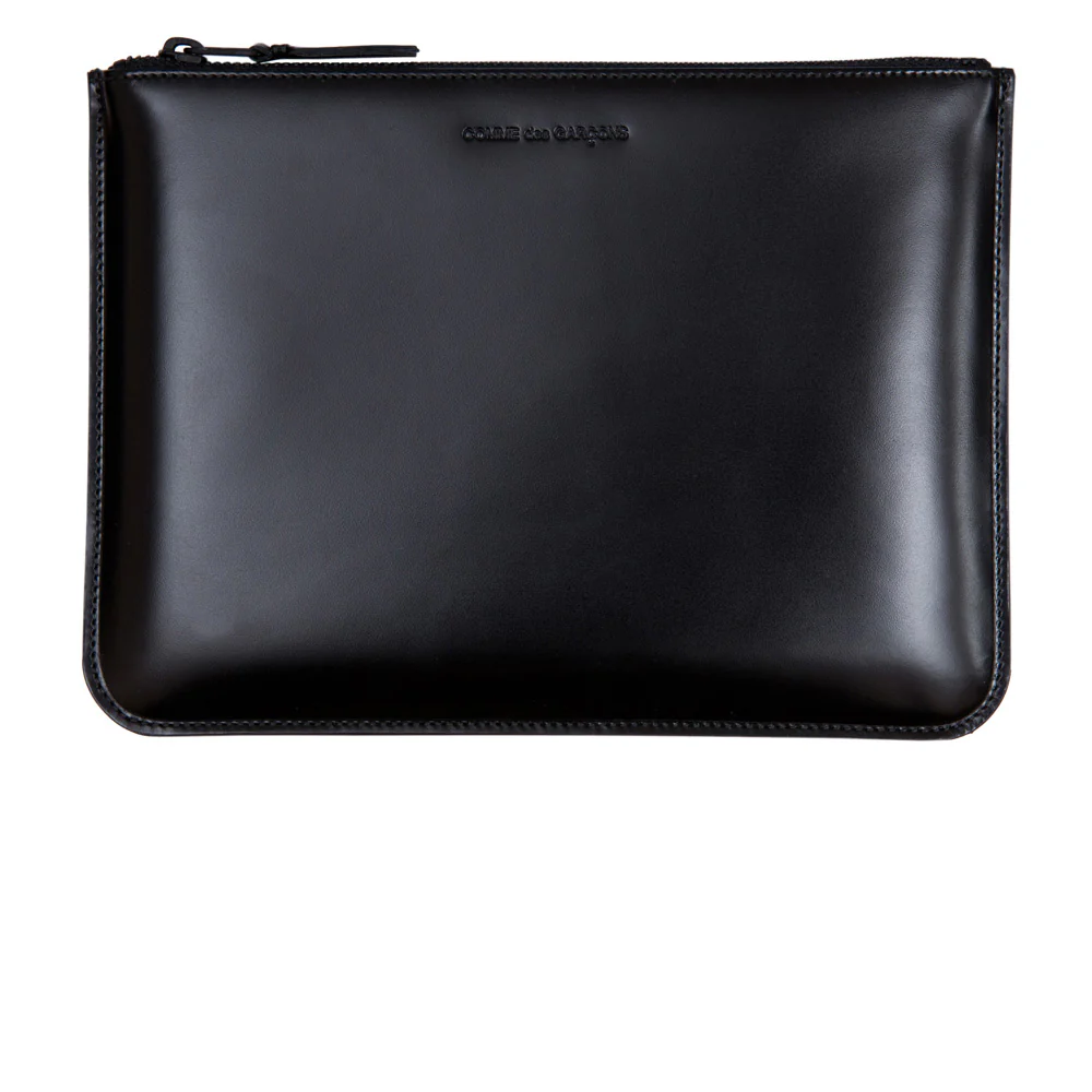 CDG Wallet Very Black Zip Pouch (SA5100VB)
