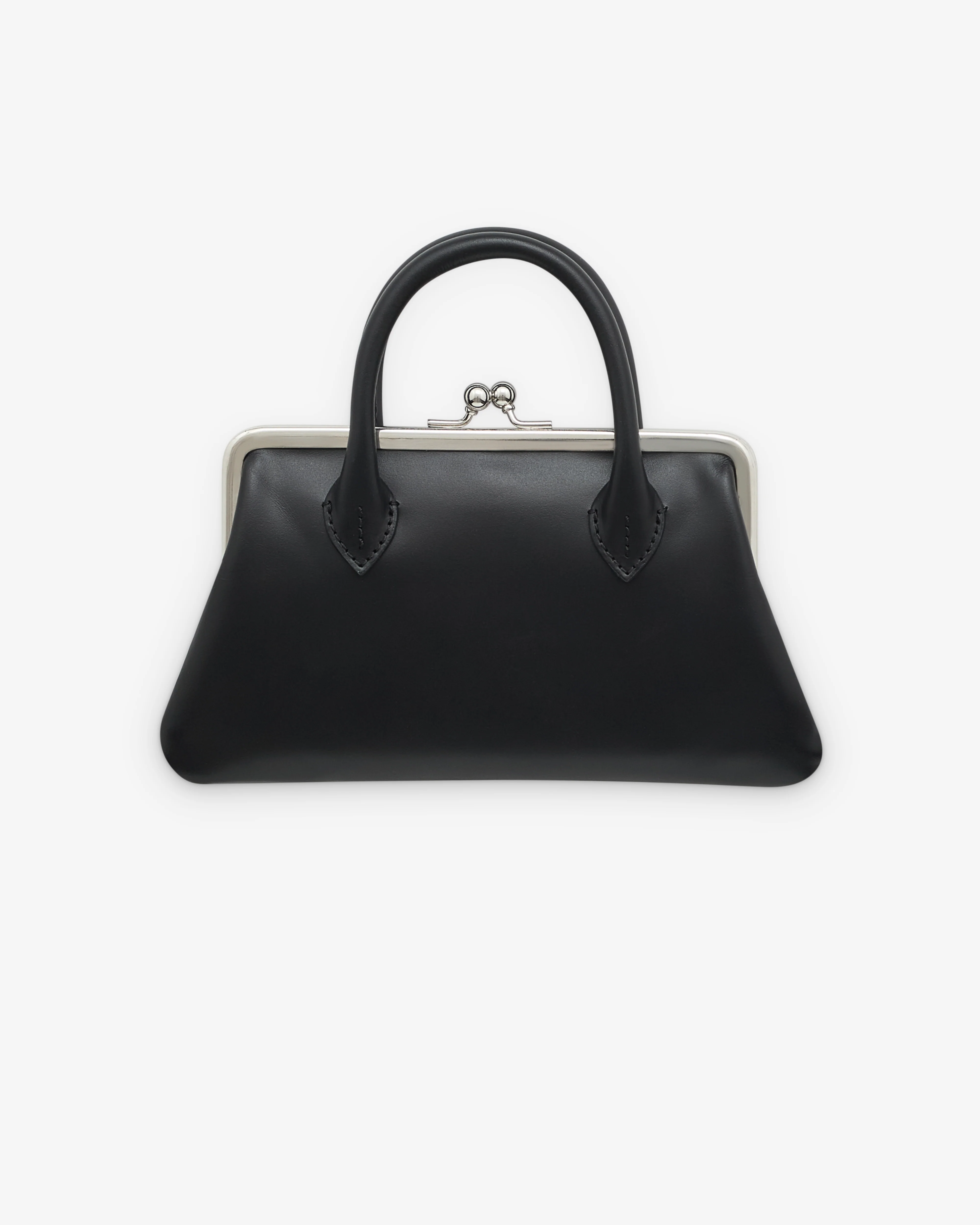 CDG Wallet - Medium Wallet With Clasp Handles - (Black) - Image 2