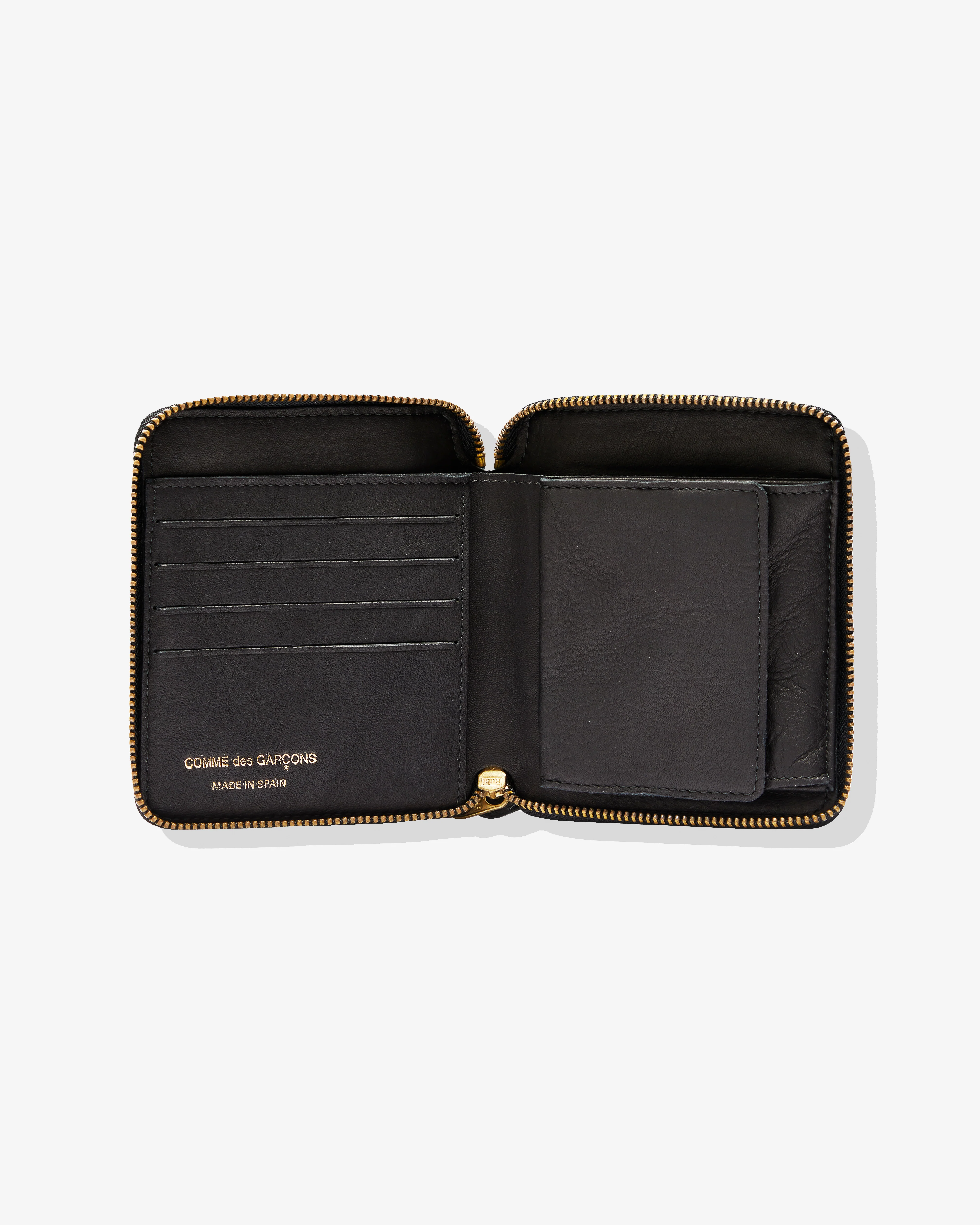 CDG Wallet - Washed Full Zip Around Wallet - (Black SA2100) - Image 3
