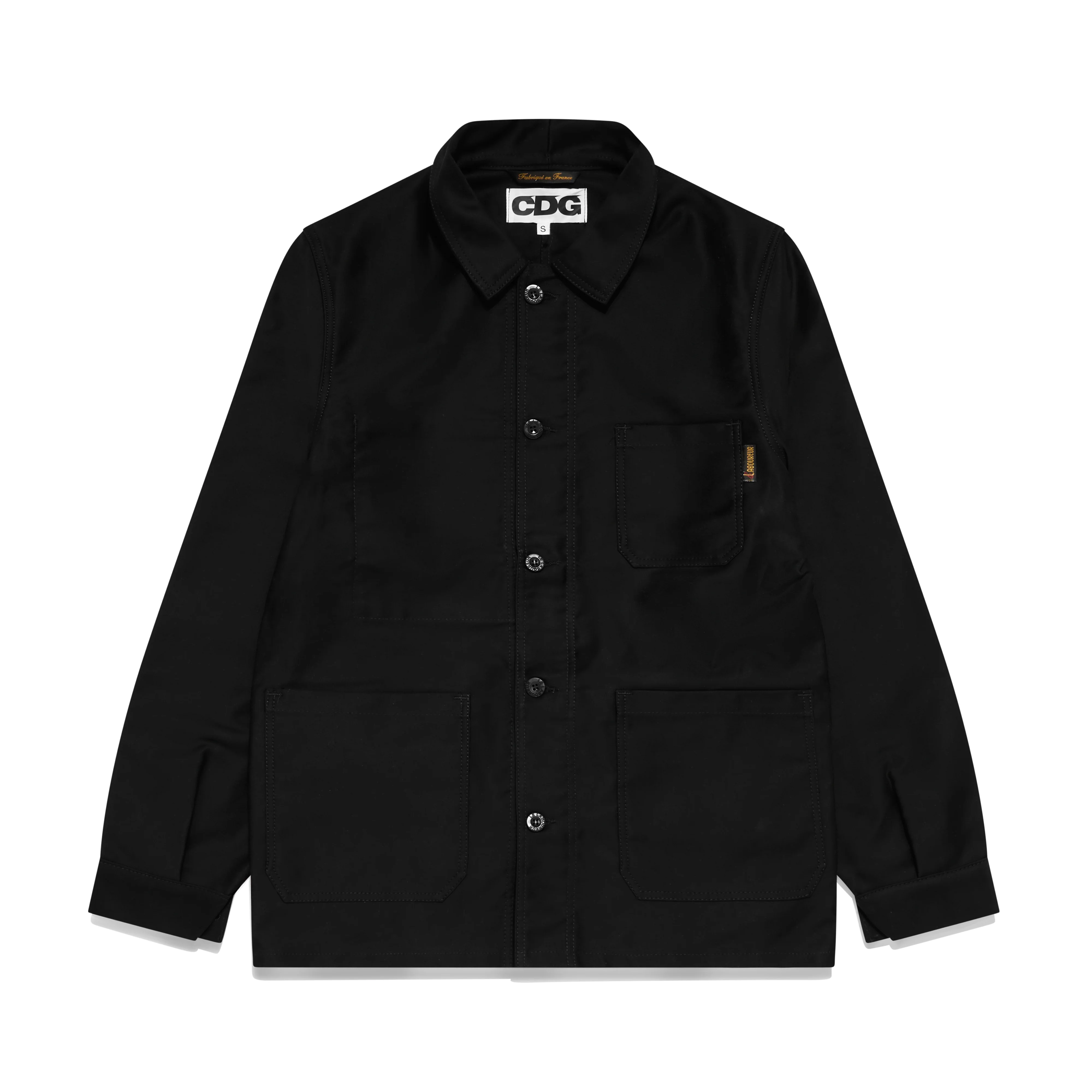 CDG - Le Laboureur Short Work Jacket - (Black) - Image 2