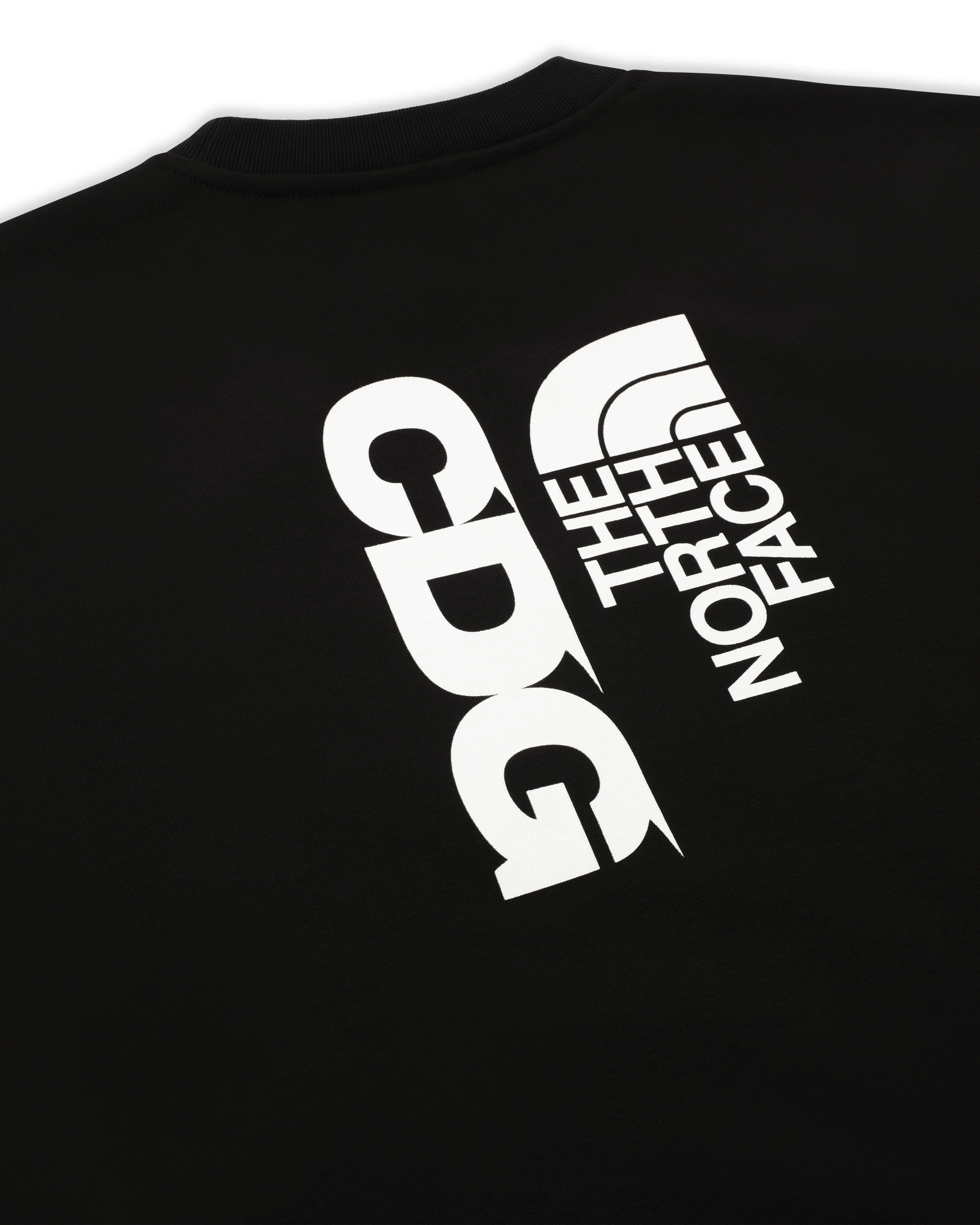 CDG - The North Face Logo Crewneck - (Black) - Image 4