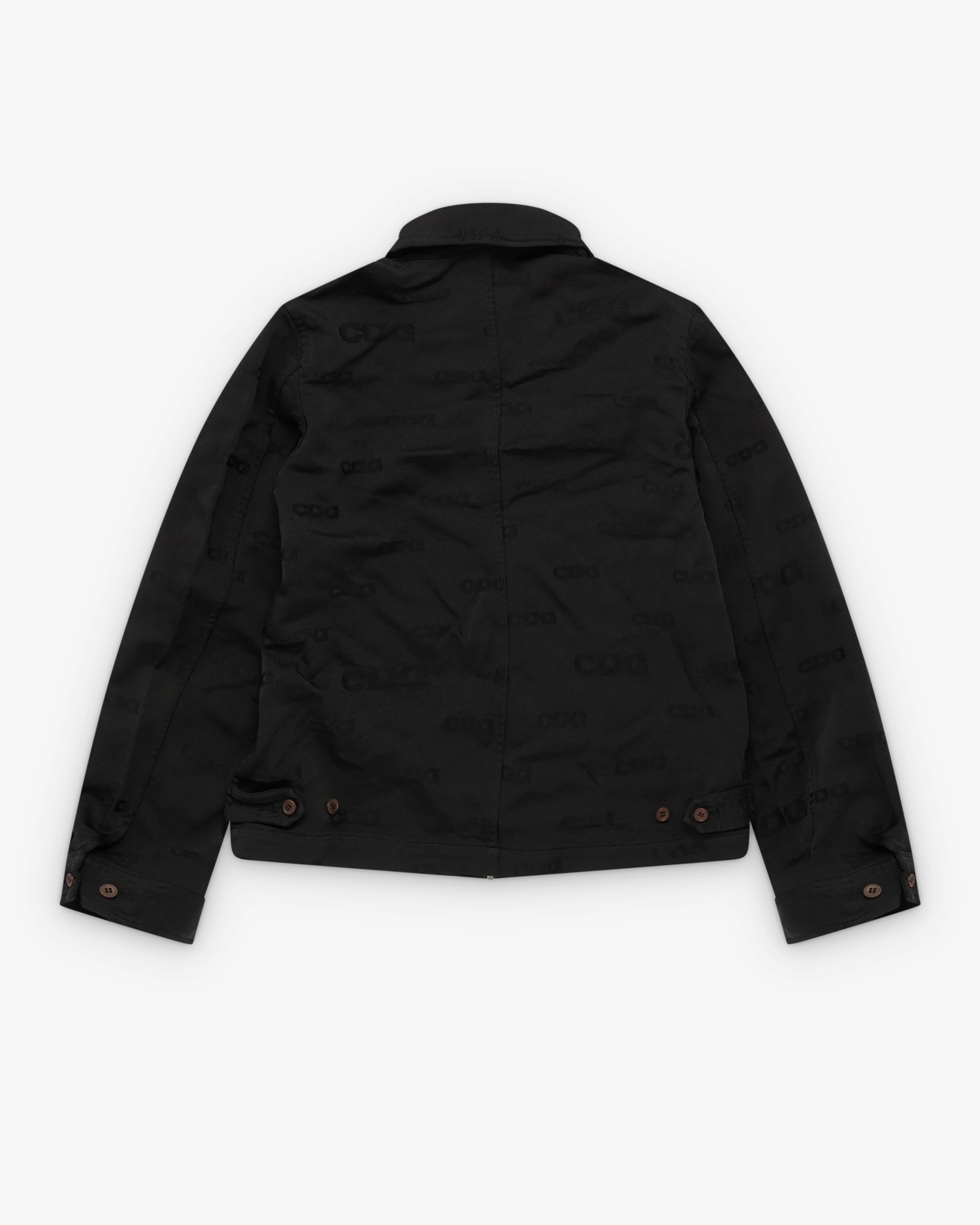 CDG - Men's Jacquard Logo Jacket - (Black) - Image 2