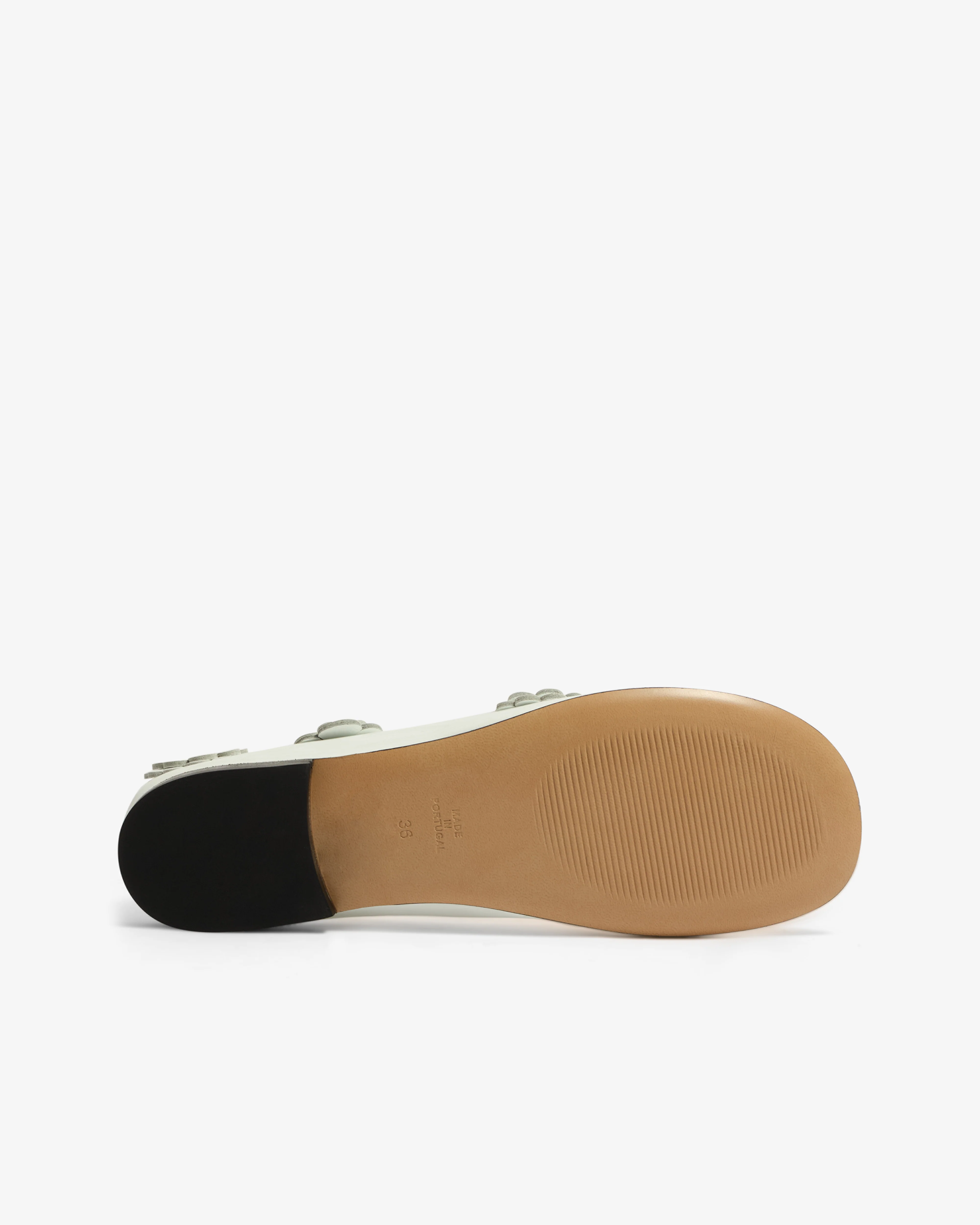 Cecilie Bahnsen - Women’s Brielle Flat Ballerina - (White) - Image 3