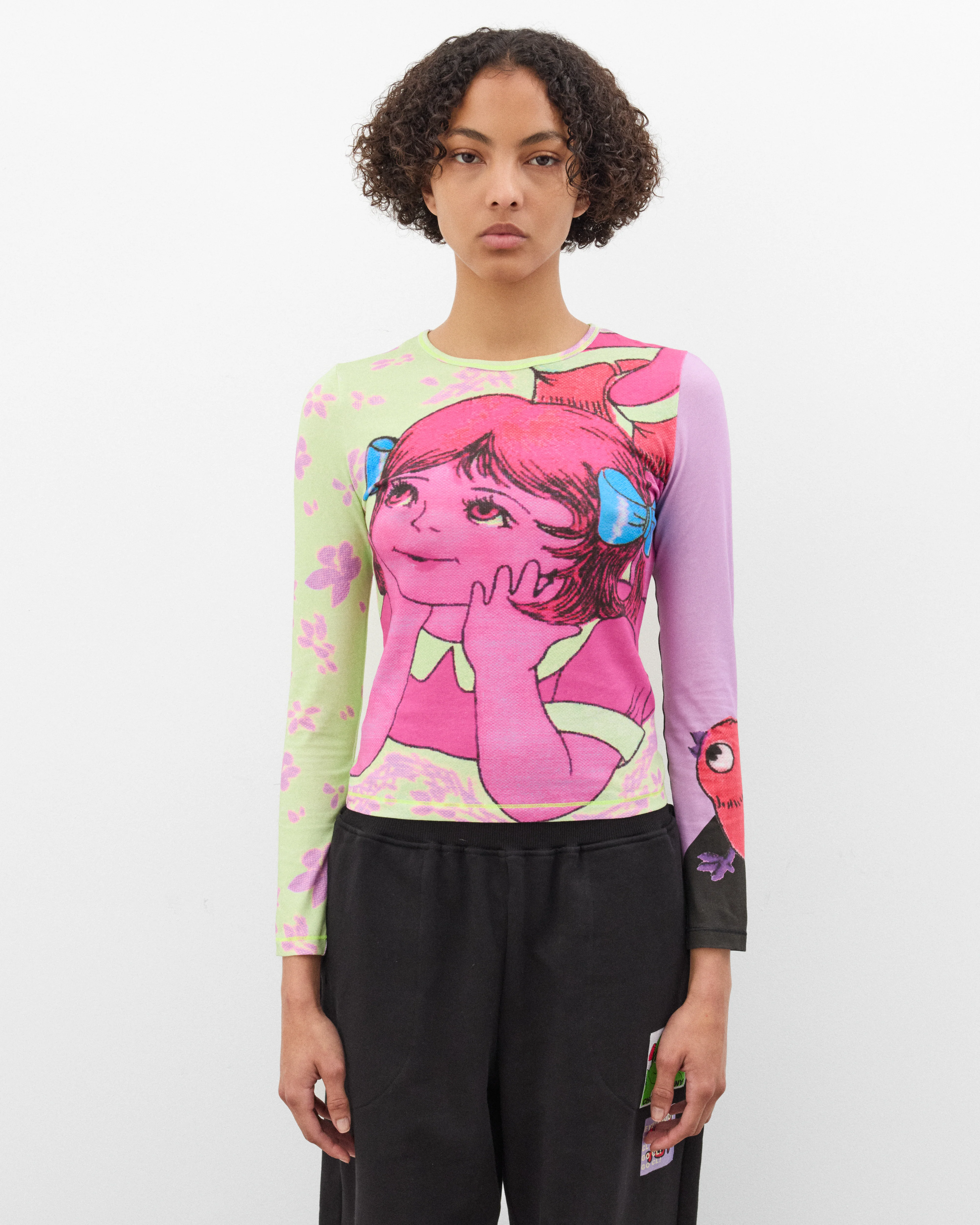 Chopova Lowena - Women's Daydream Fitted Jersey Top - (Multi) - Image 3