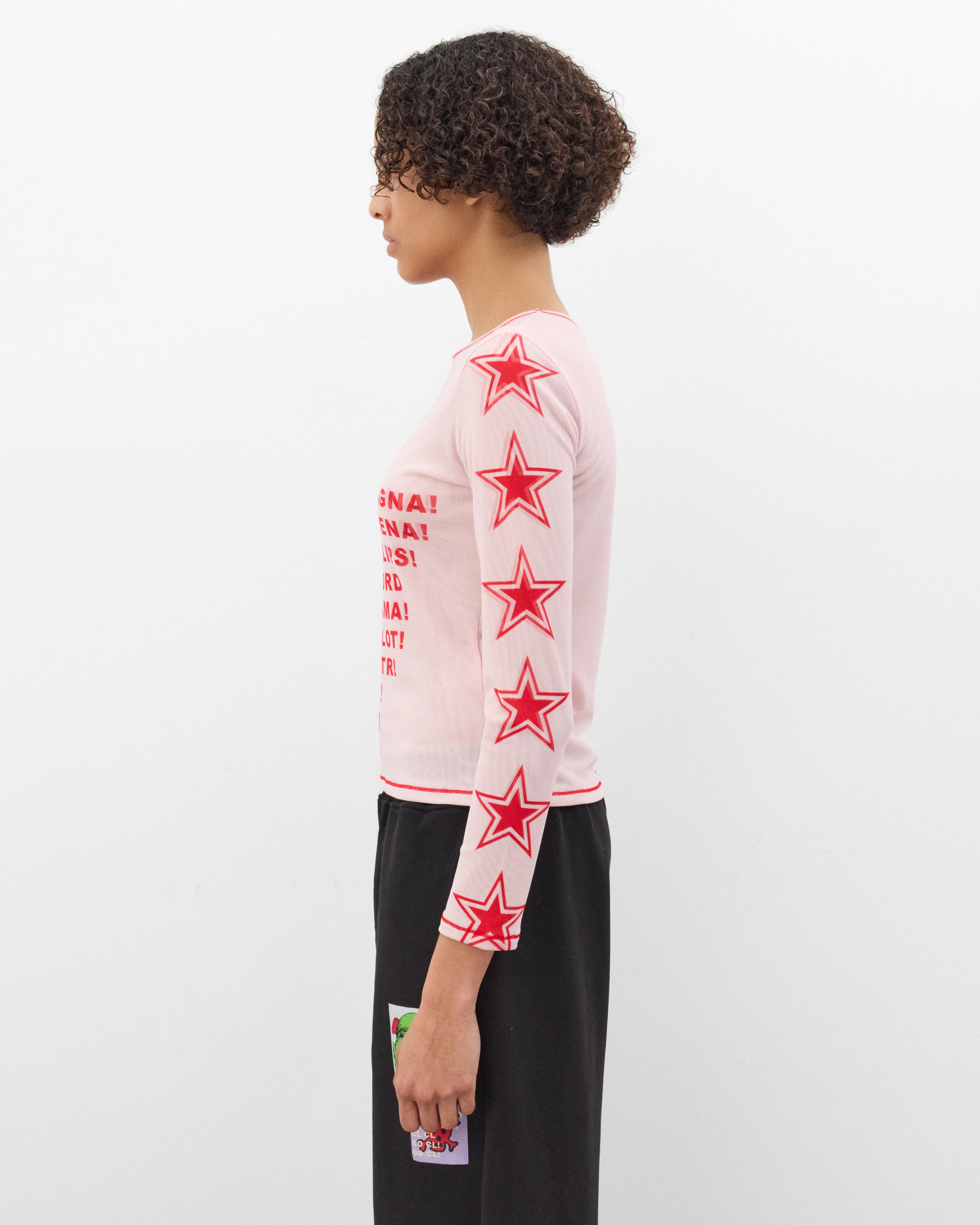 Chopova Lowena - Women's Crunchy Lasagne Mesh LS - (Multi) - Image 4