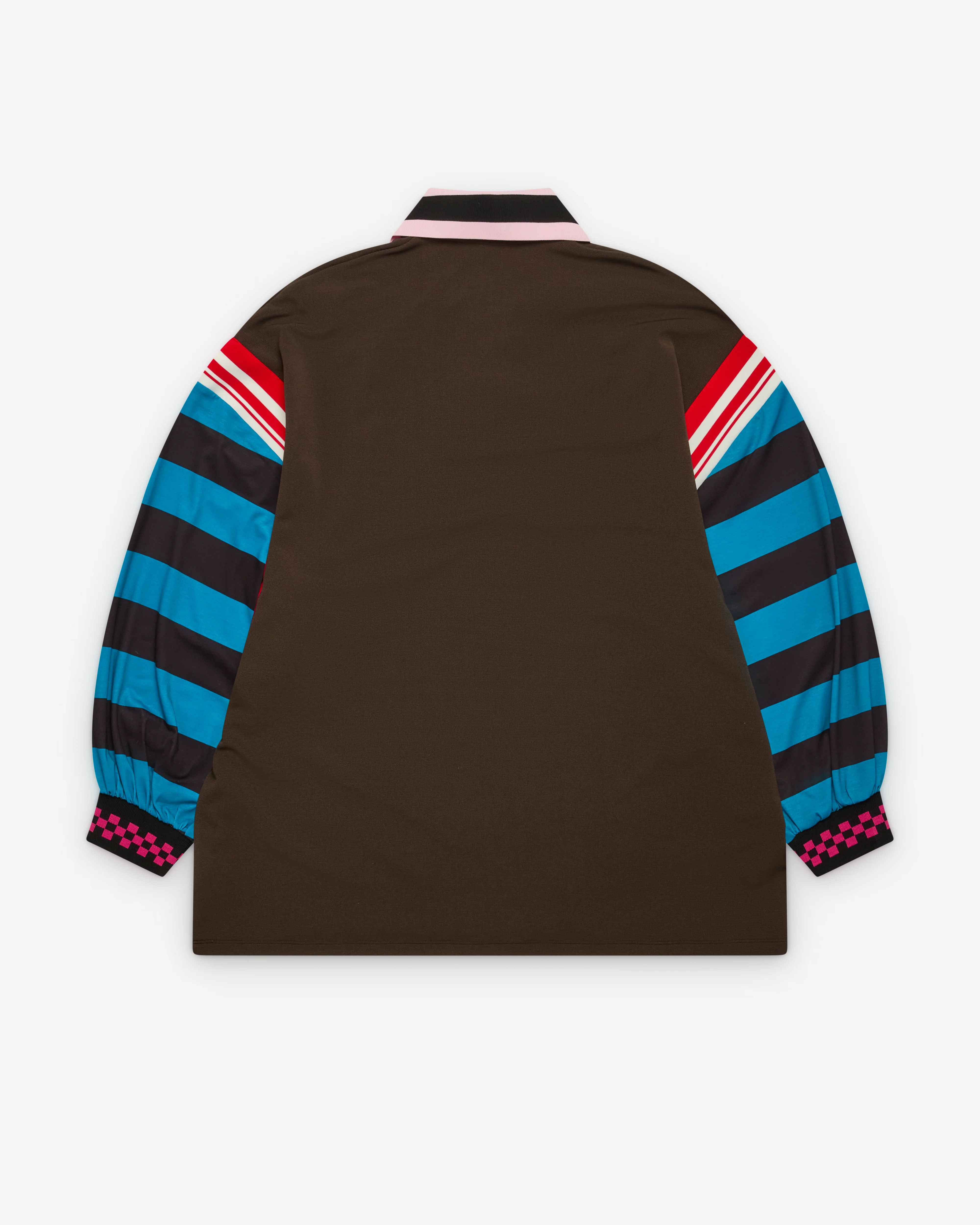Chopova Lowena - Women's Long Sleeve Polo Top - (Brown) - Image 2