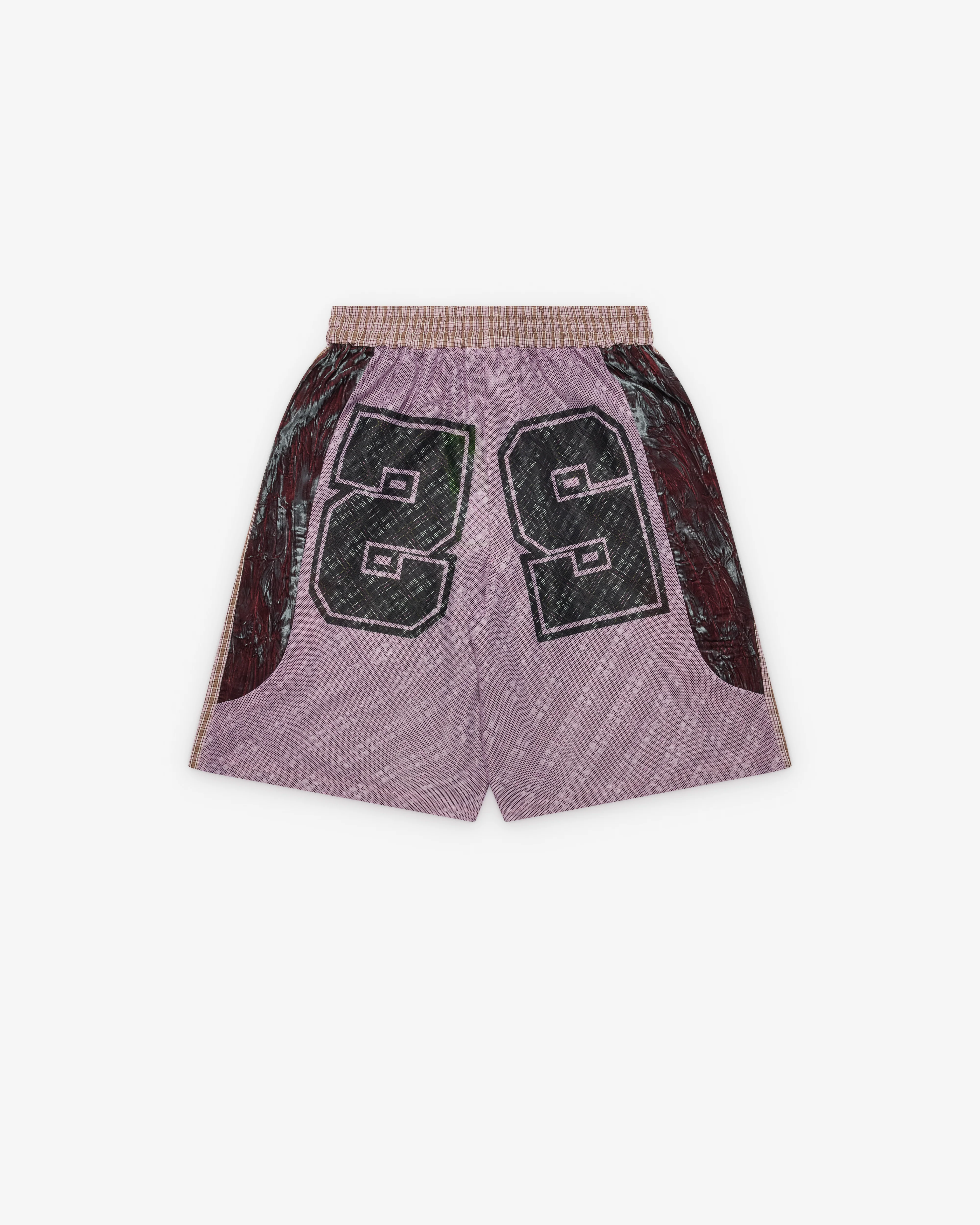 Chopova Lowena - Women's Basketball Shorts - (Pink Multi) - Image 2