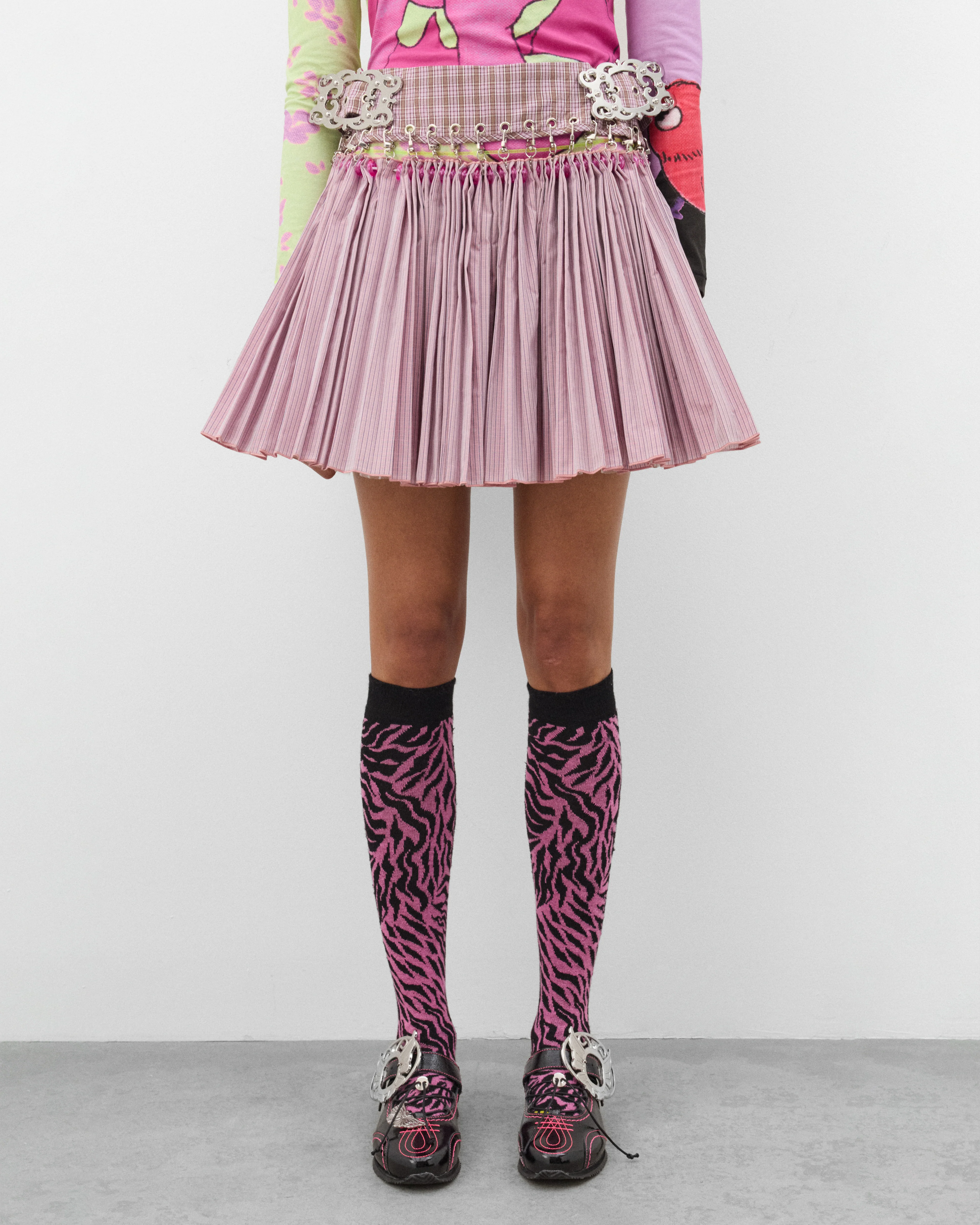 Chopova Lowena - Women's Arabesque Smocked Mini - (Pink Multi) - Image 3