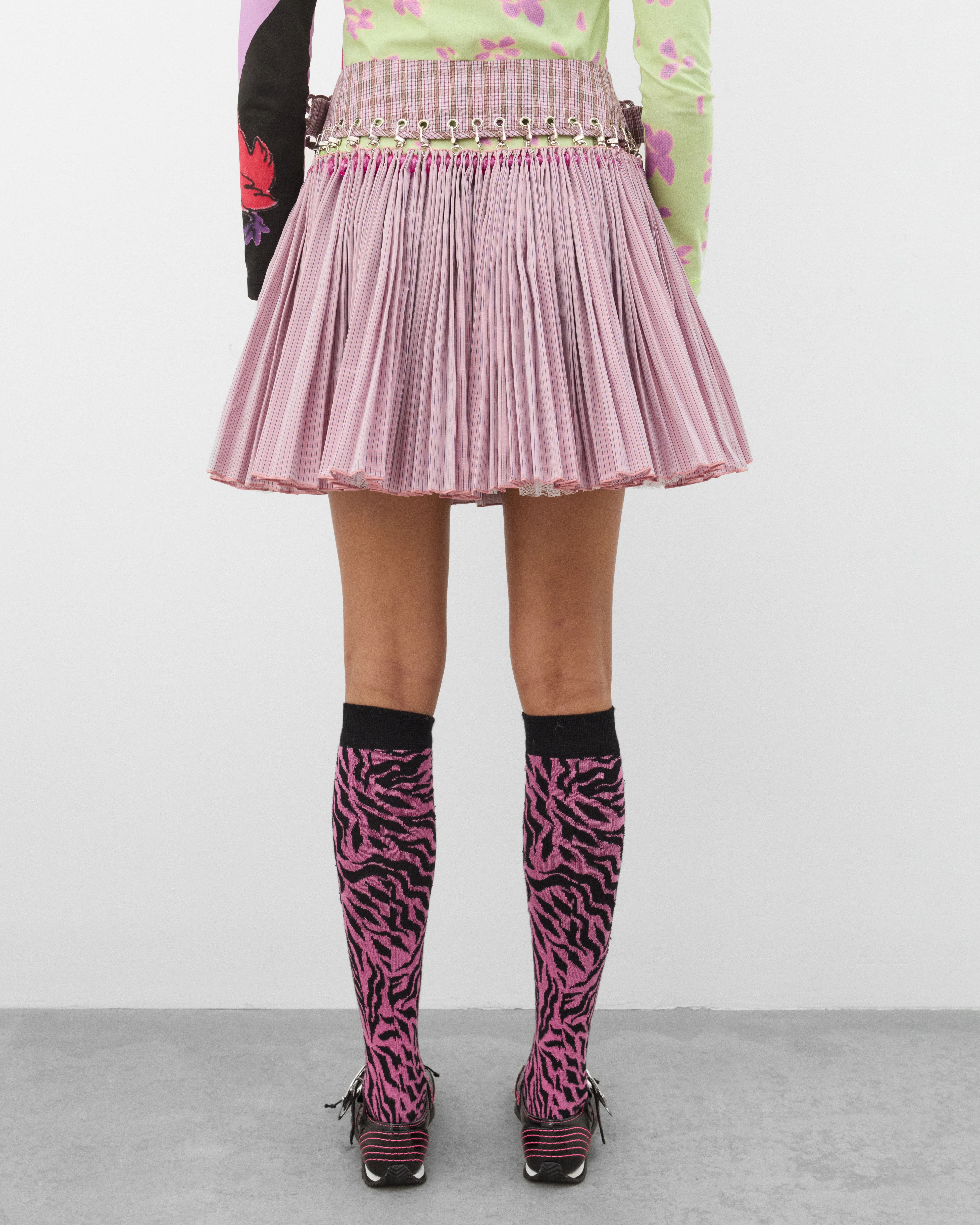 Chopova Lowena - Women's Arabesque Smocked Mini - (Pink Multi) - Image 5