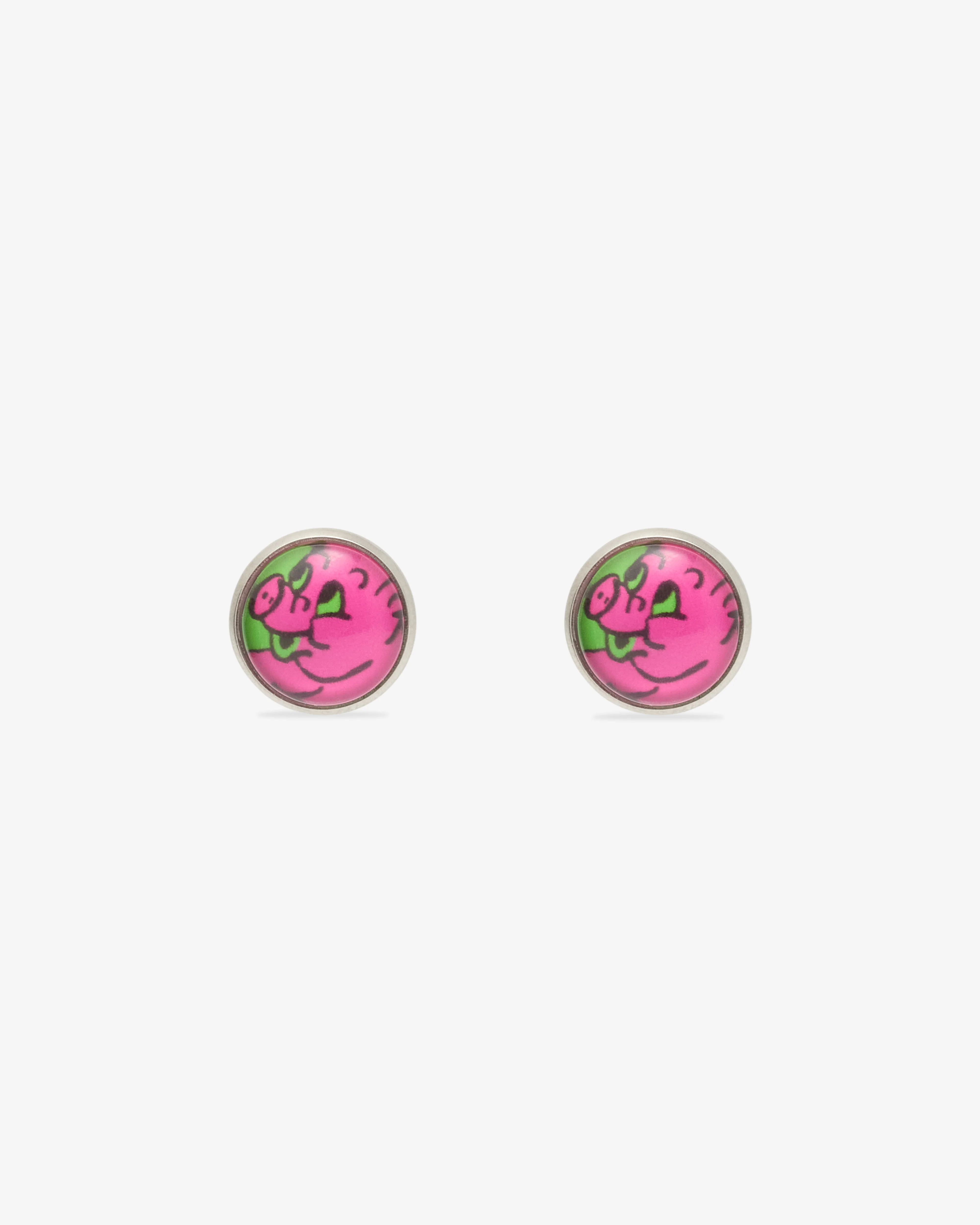 Chopova Lowena - Women's Hey Piggy Stud Earrings - (Pink)