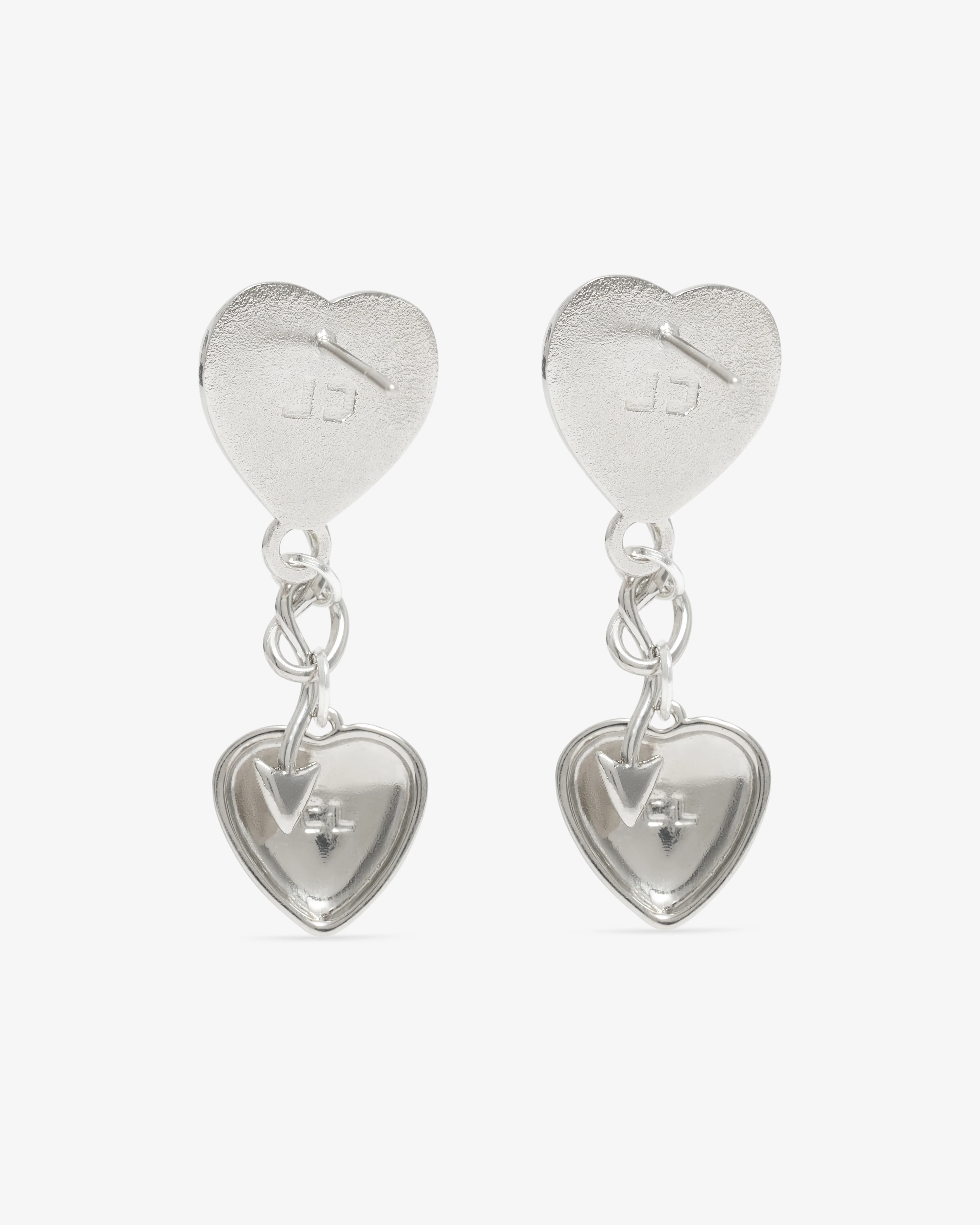 Chopova Lowena - Women’s Entwined Heart Drop Earrings - (Multi) - Image 2