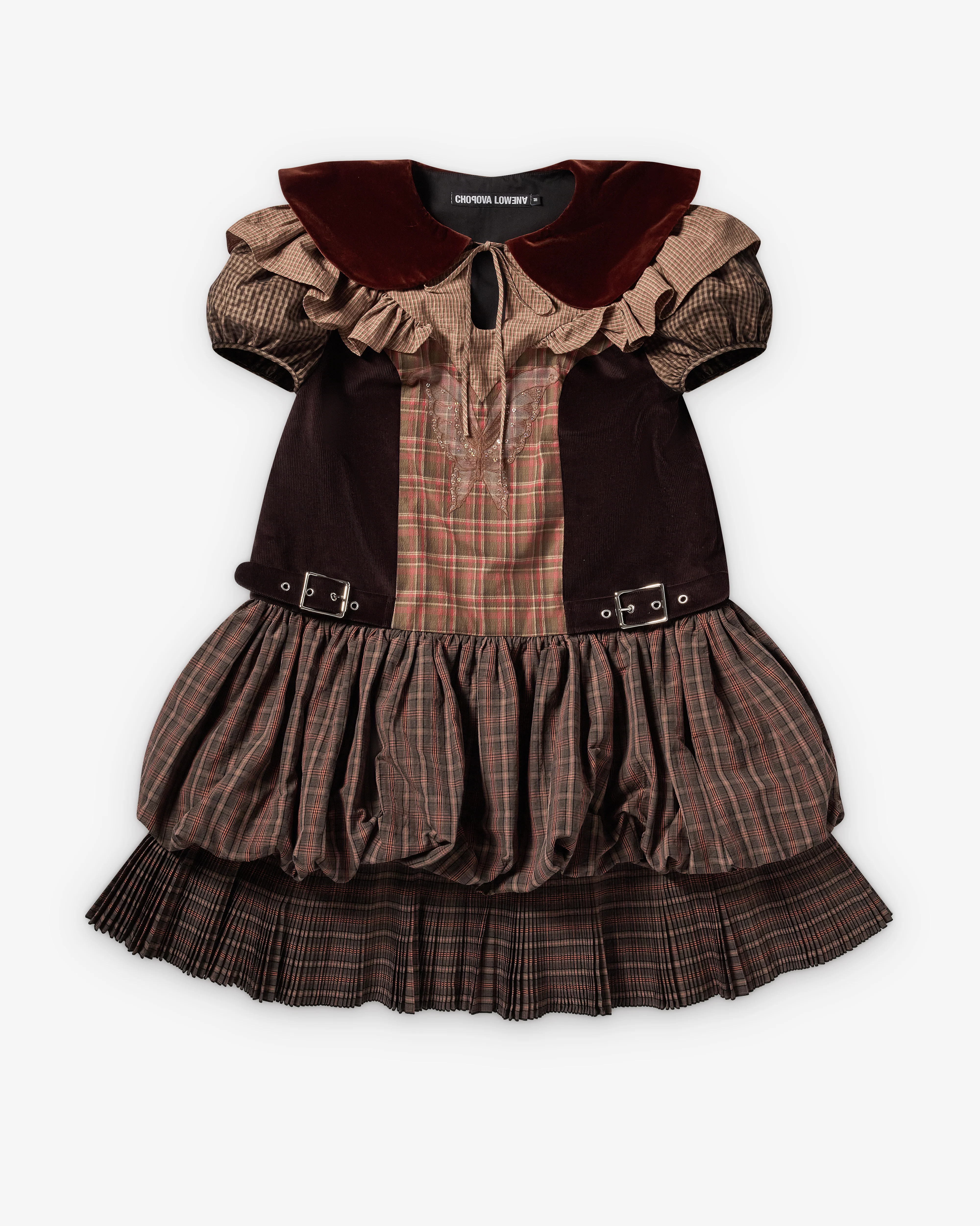 Chopova Lowena - Women's Swoon Loose Midi Dress - (Brown/Multi)