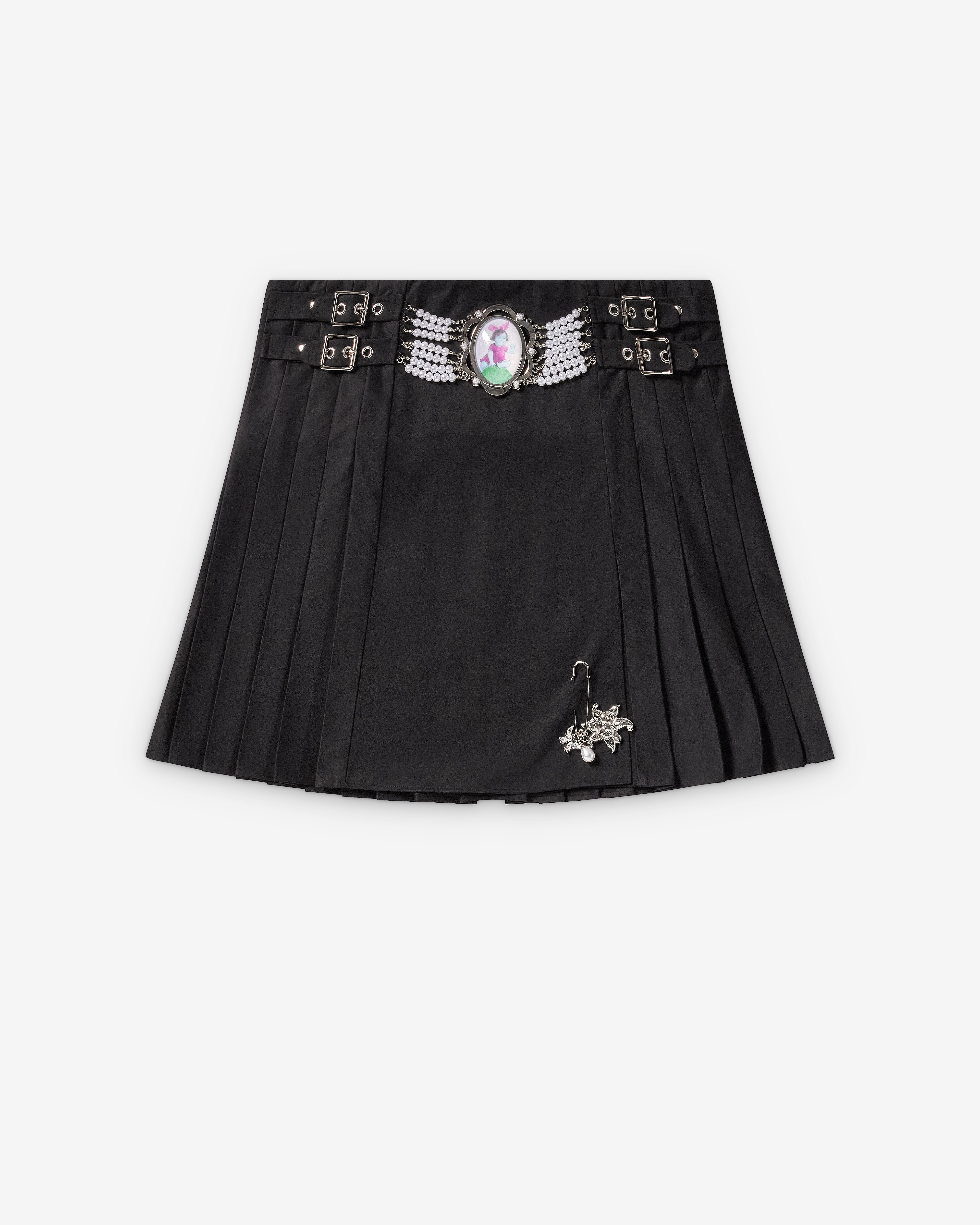Chopova Lowena - Women's Duff Cameo Knee Length Skirt - (Black)