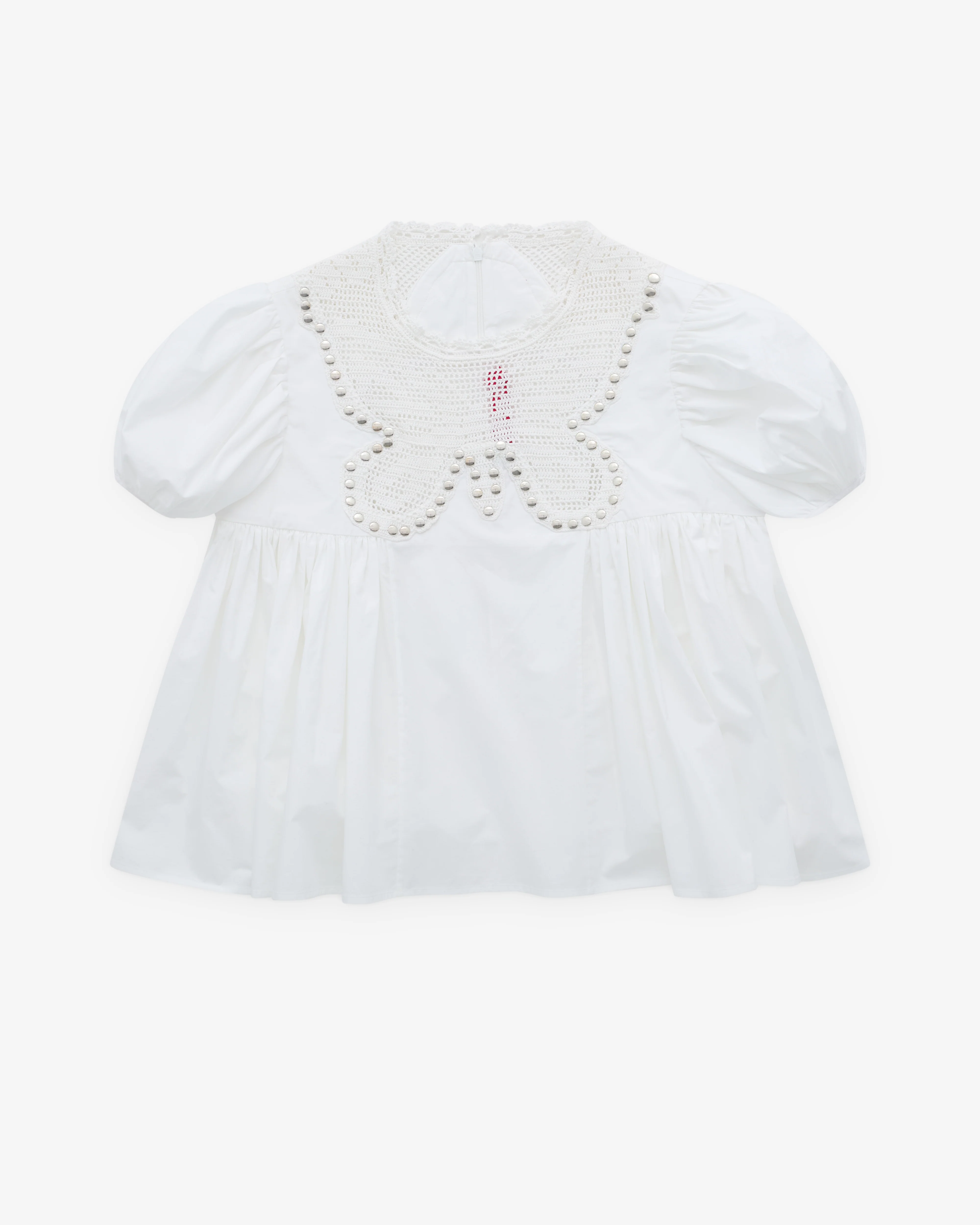 Chopova Lowena - Women’s Short Sleeve Blouse - (White)