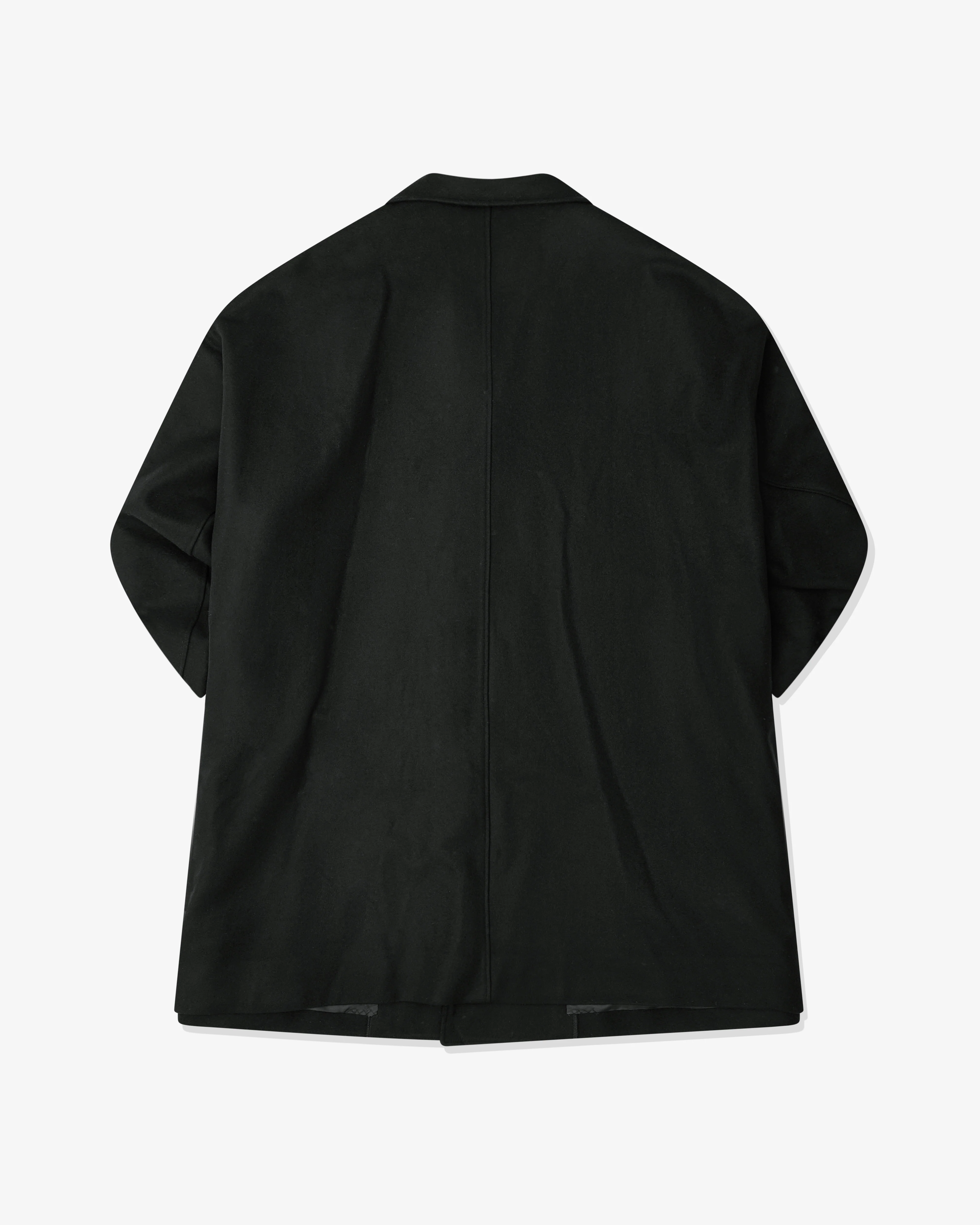 Christopher Nemeth - Men’s Drop Shoulder Coat - (Black) - Image 2