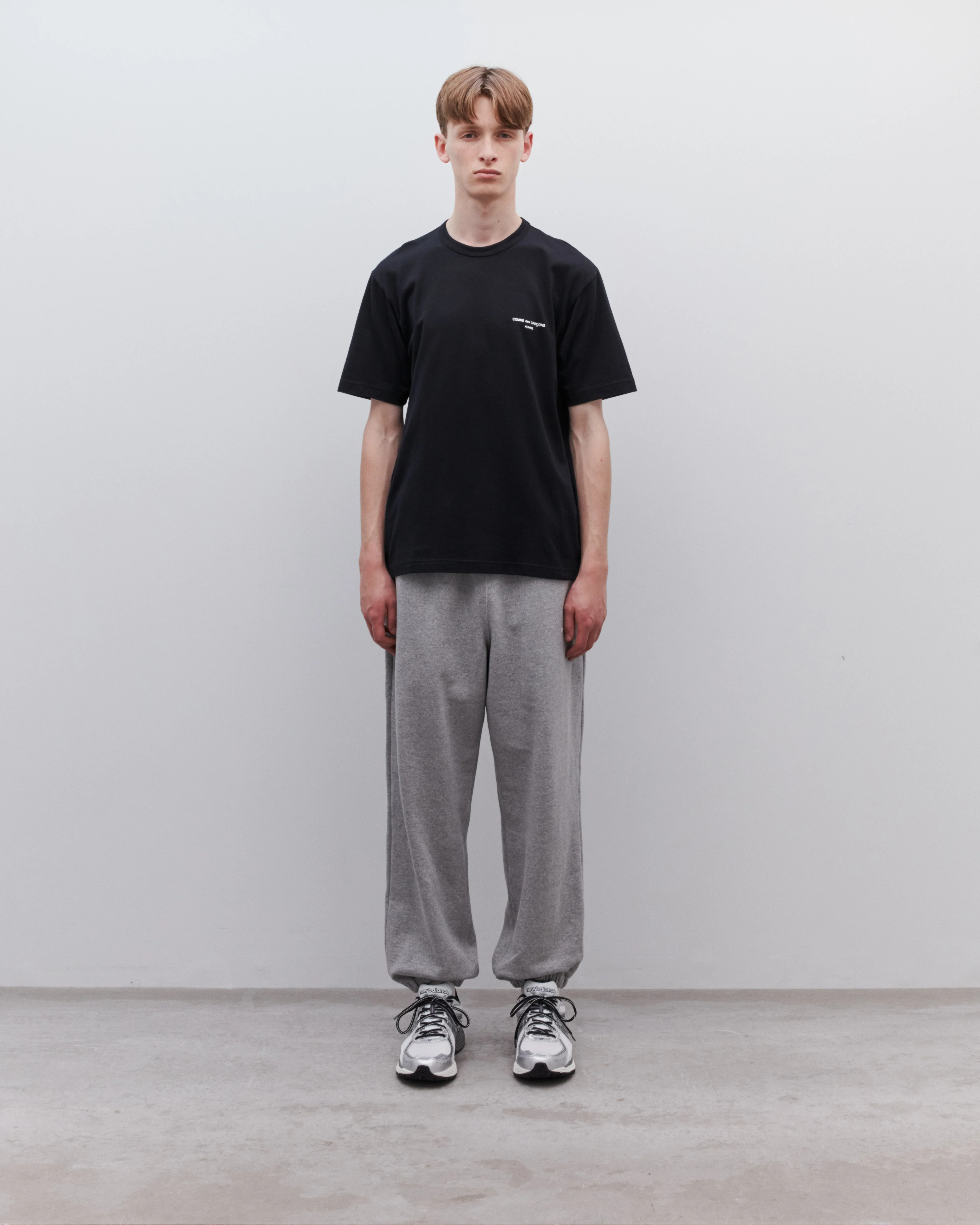Comme des Garçons Homme - Men’s Logo T-Shirt - (Black) - Image 5