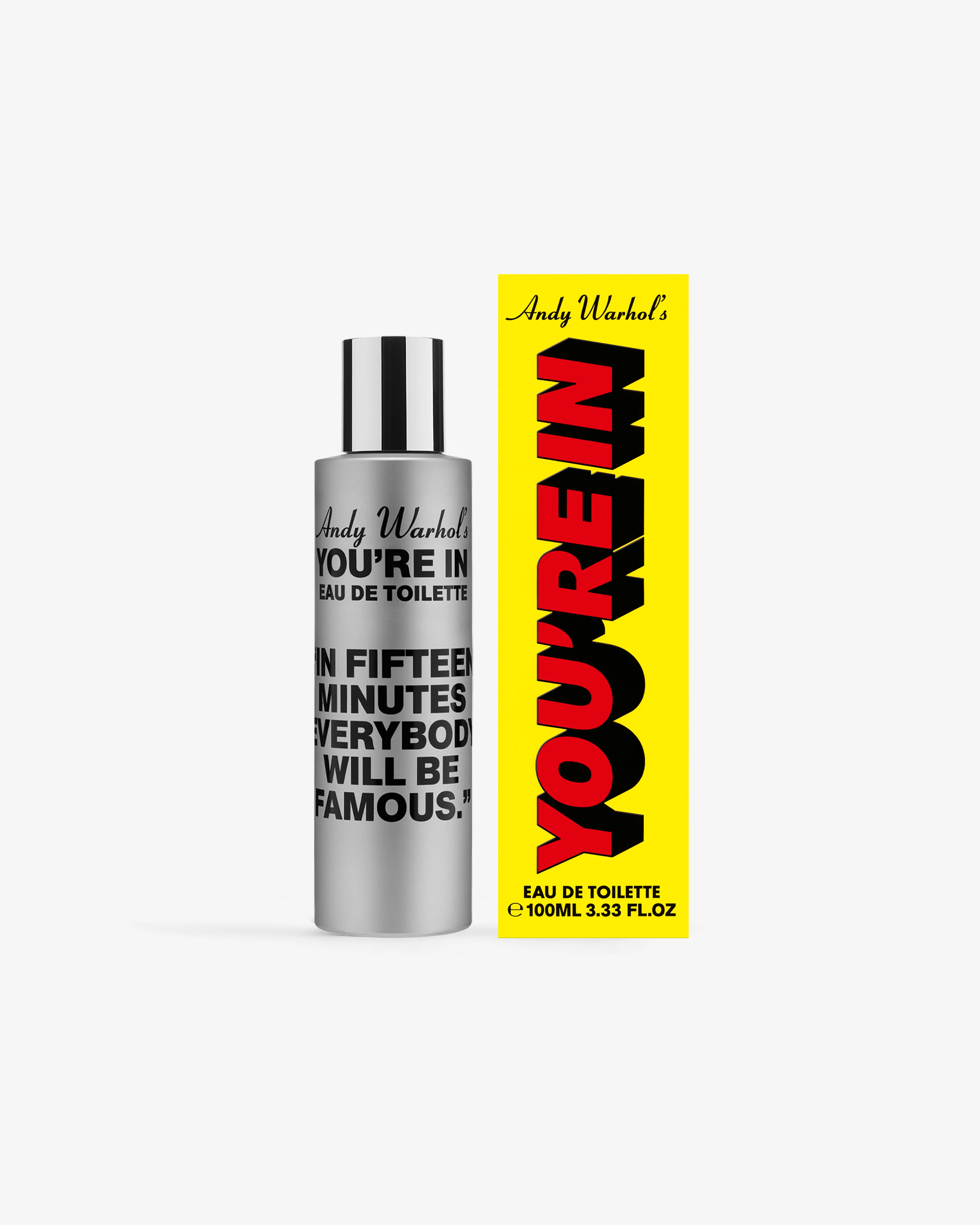 CDG Parfum - Andy Warhol’s “You’re In” FIFTEEN MINUTES Eau de Toilette - (100ml) - Image 2