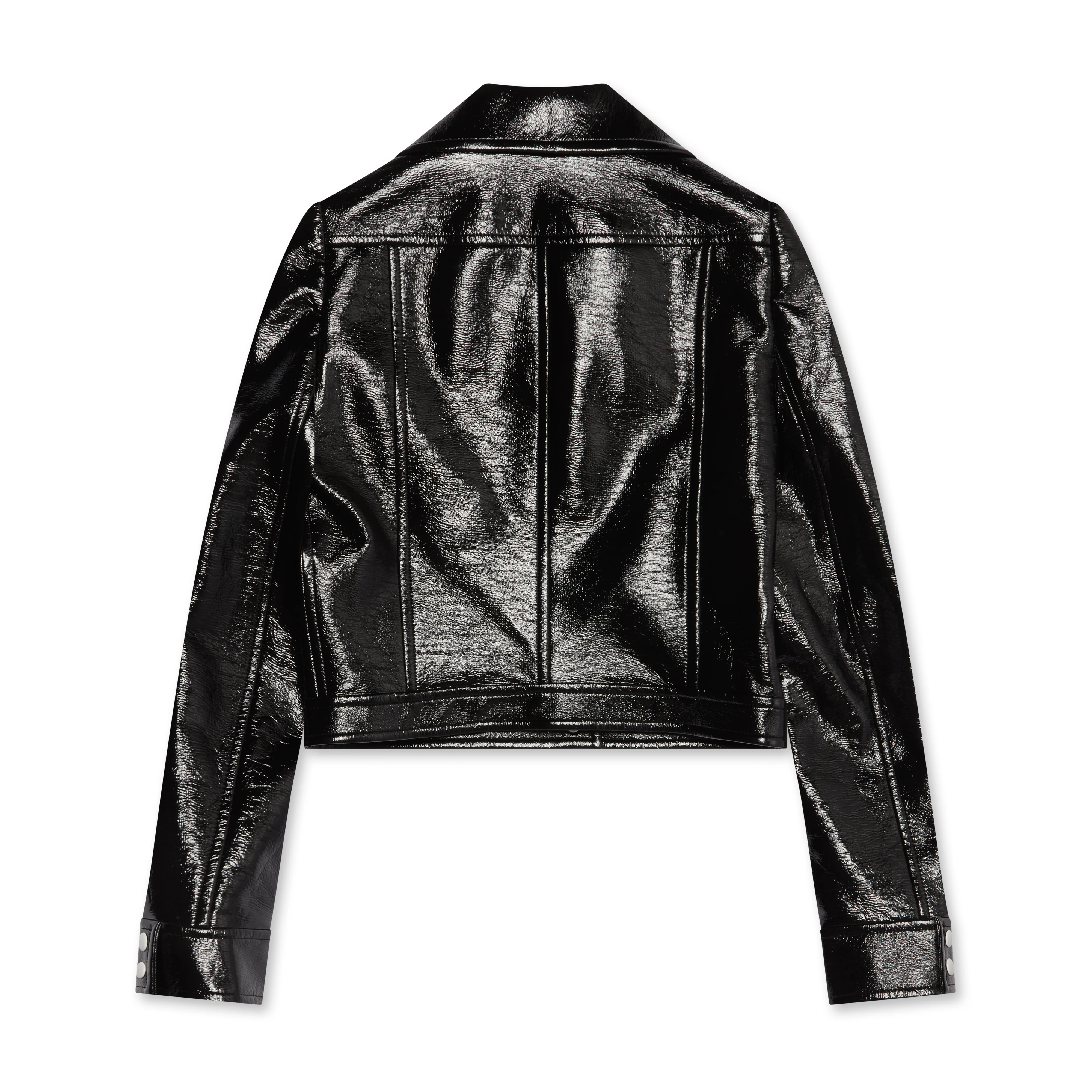 Courreges - Women’s Vinyl Jacket Reedition - (Black) - Image 2