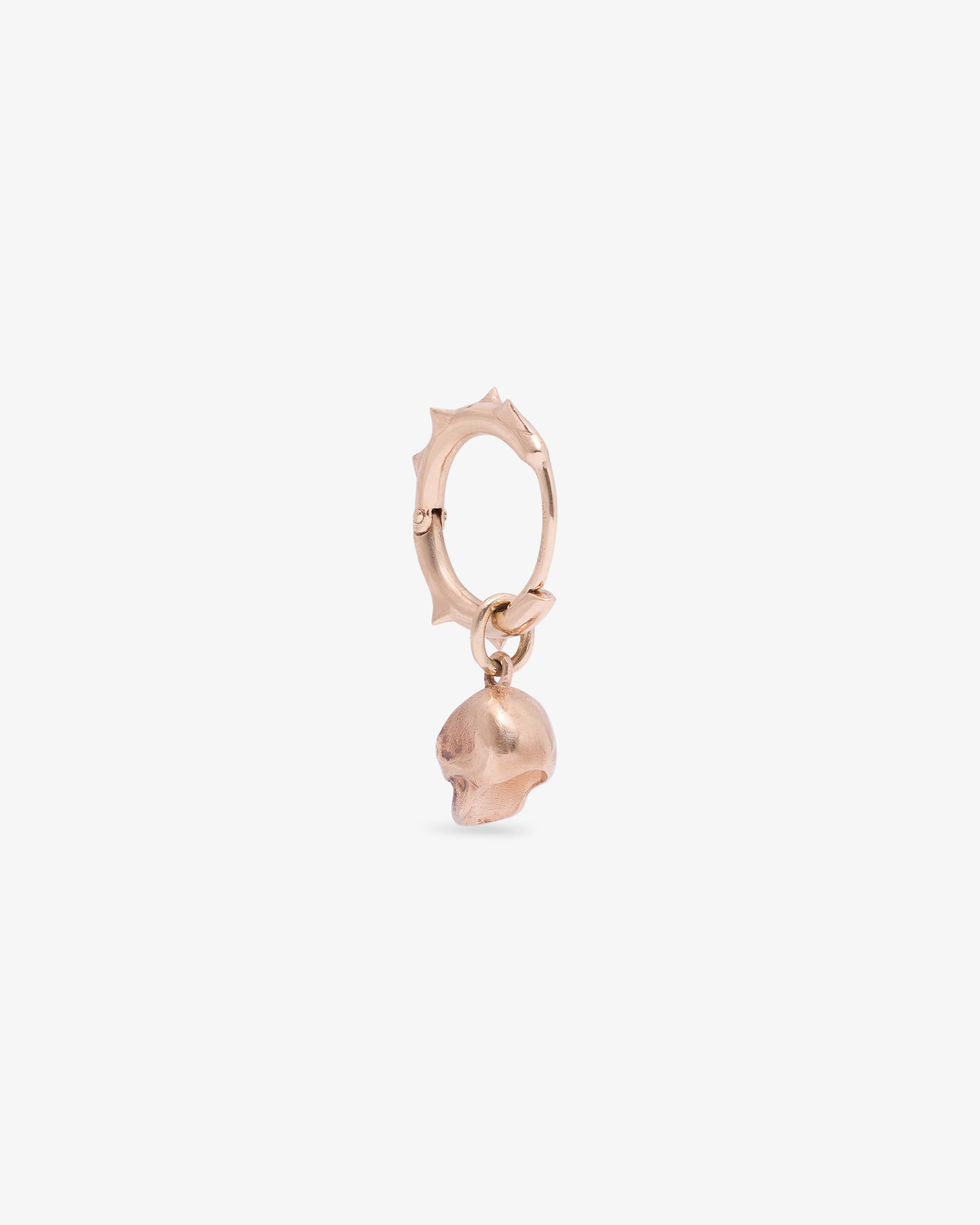 Courtney Mc - Mori Skull Earring - (14K Yellow Gold) - Image 2