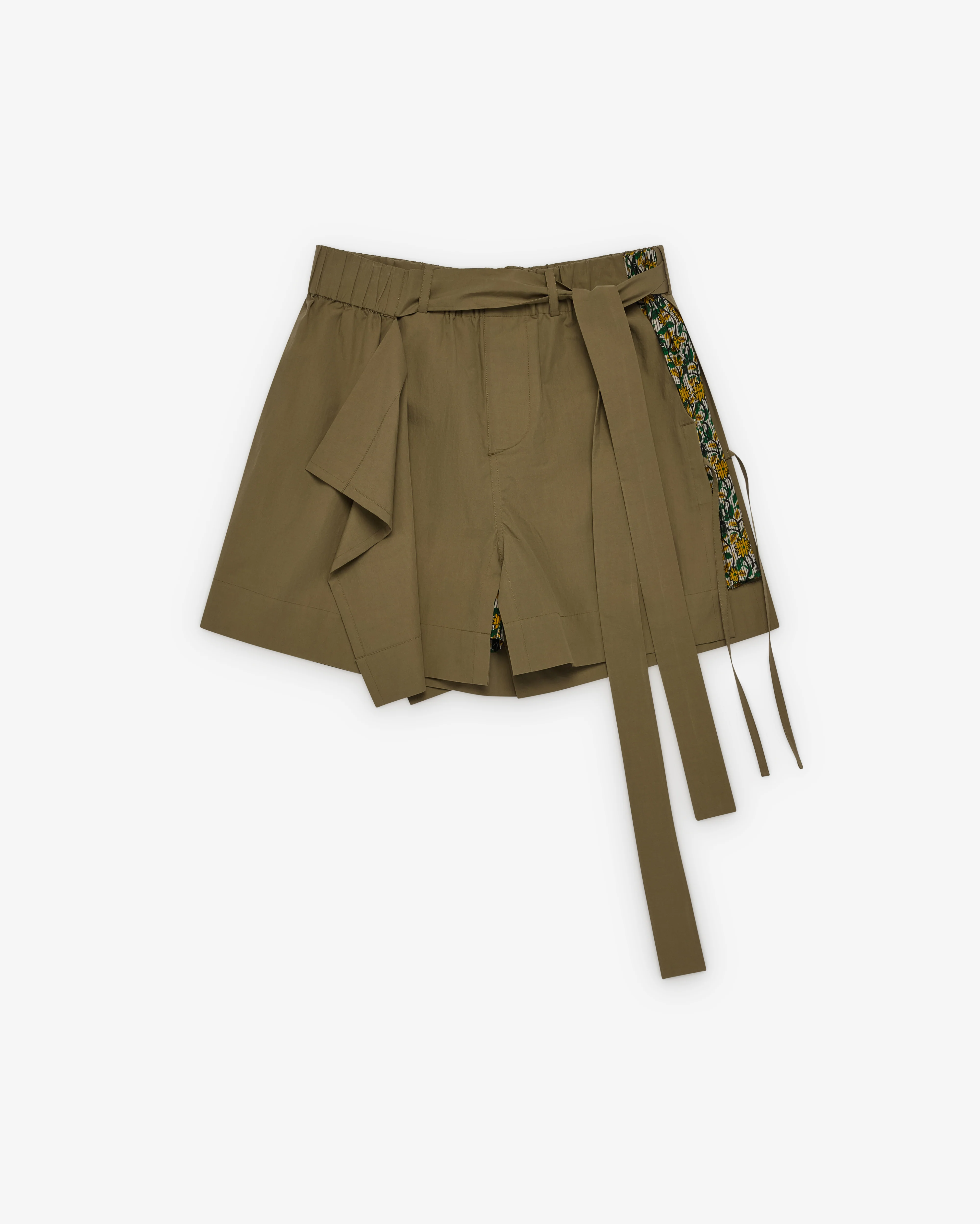 Craig Green - Men's Layered Shorts - (Olive/Yellow)