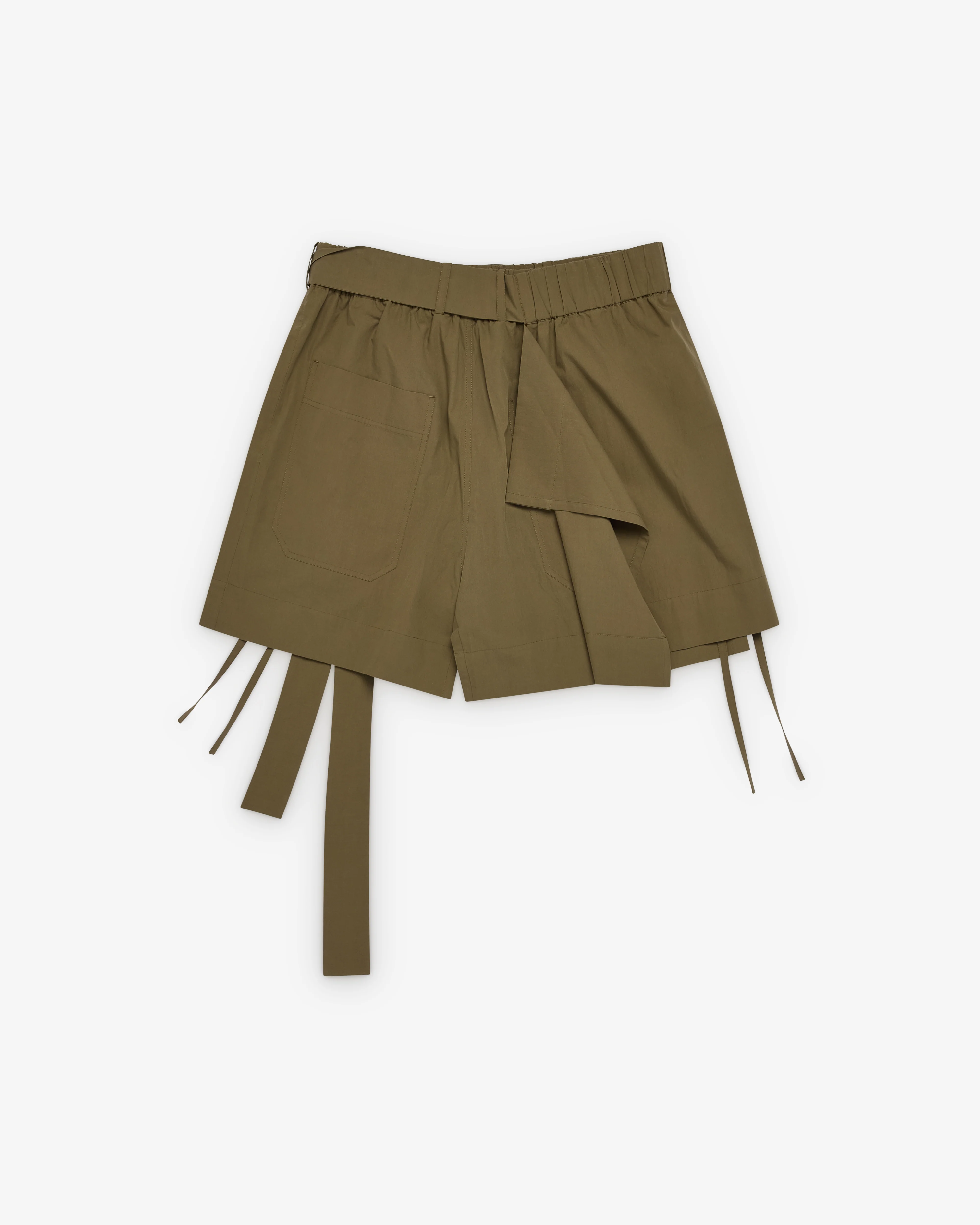 Craig Green - Men's Layered Shorts - (Olive/Yellow) - Image 2
