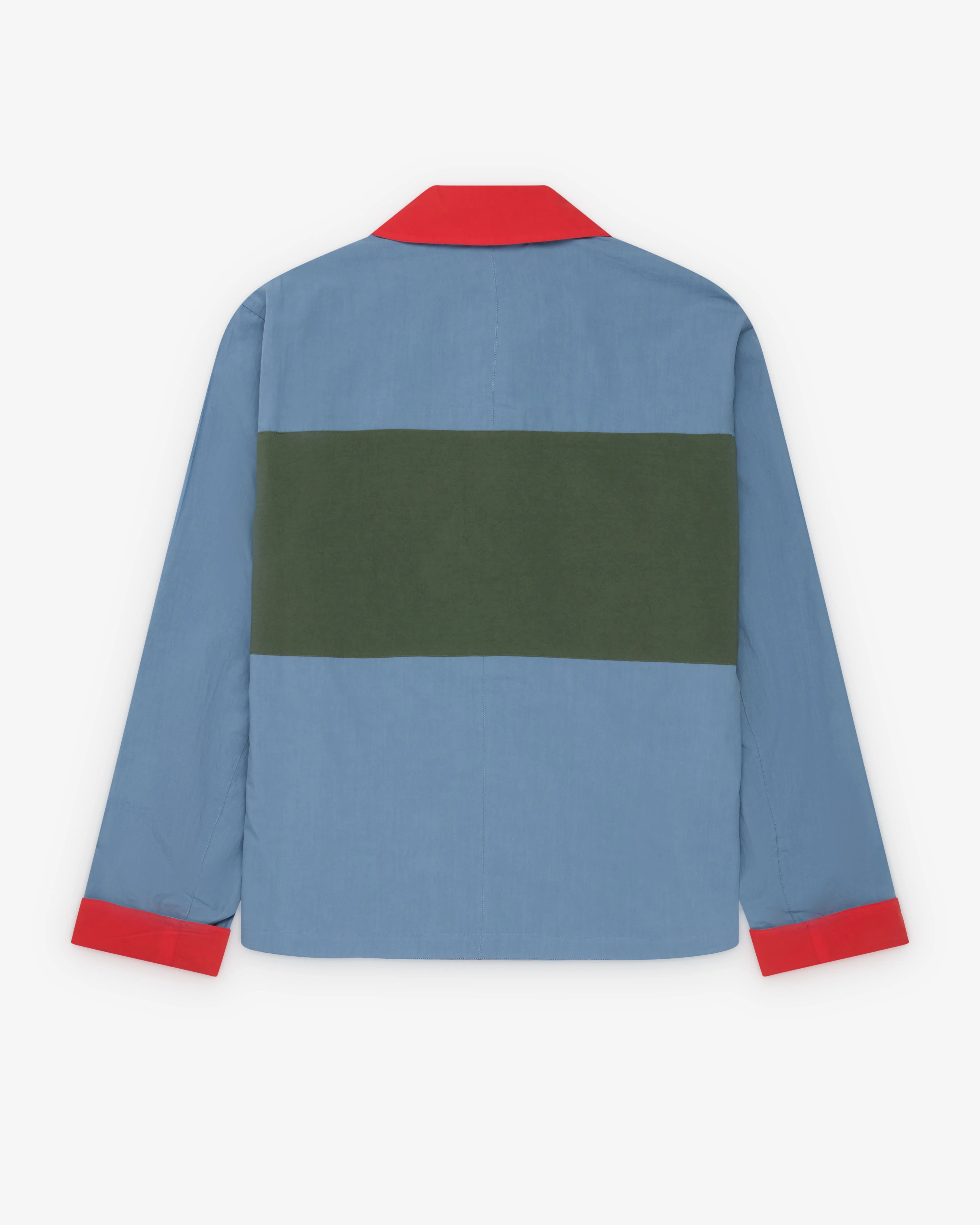 Craig Green - Men's Reversible Worker Jacket - (Mid Blue/Red) - Image 2
