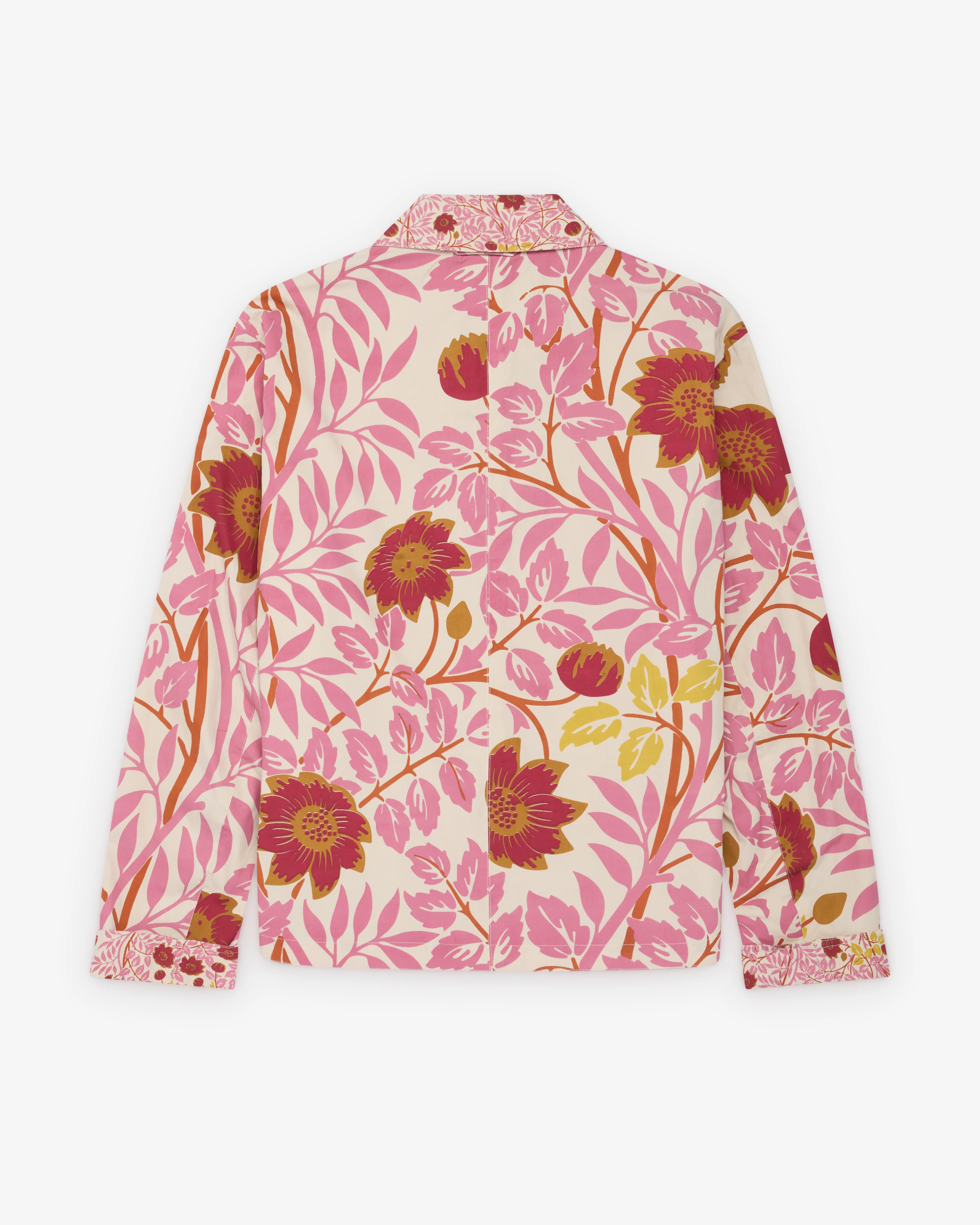 Craig Green - Men's Reversible Worker Jacket - (Pink Floral) - Image 2