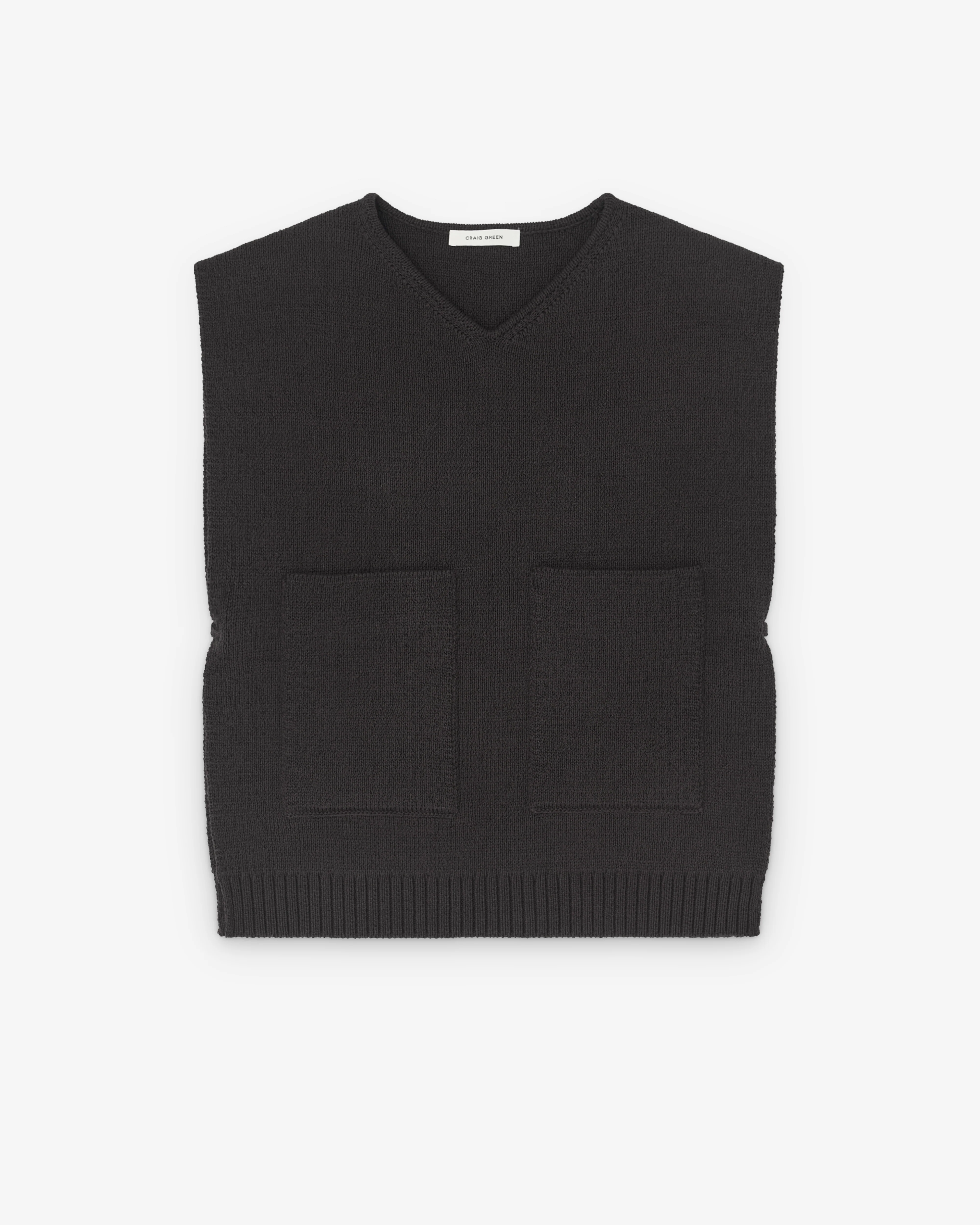 Craig Green - Men's Tape Knit Vest - (Dark Brown)